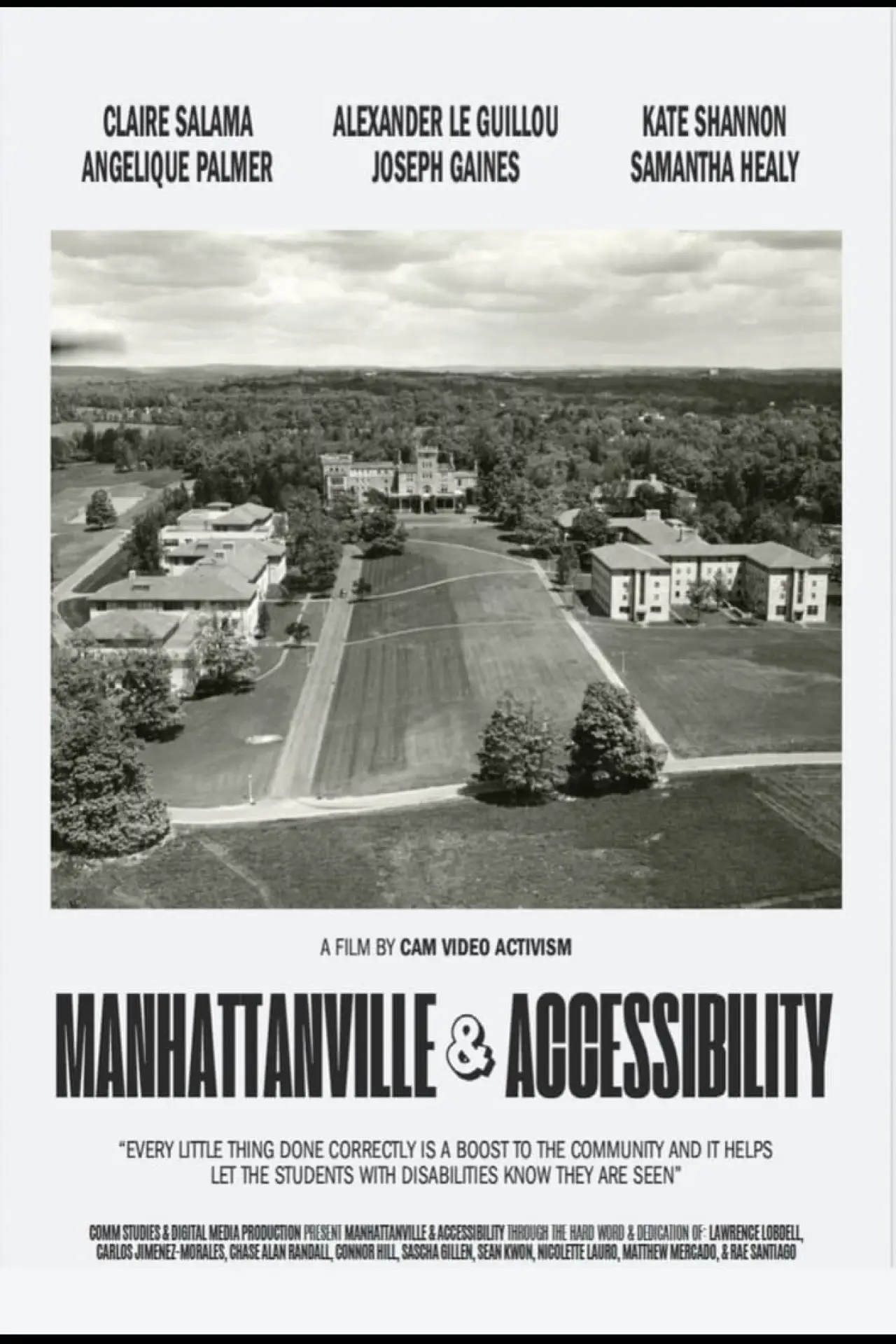 Plakat filmowy "Manhattanville & Accessibility"