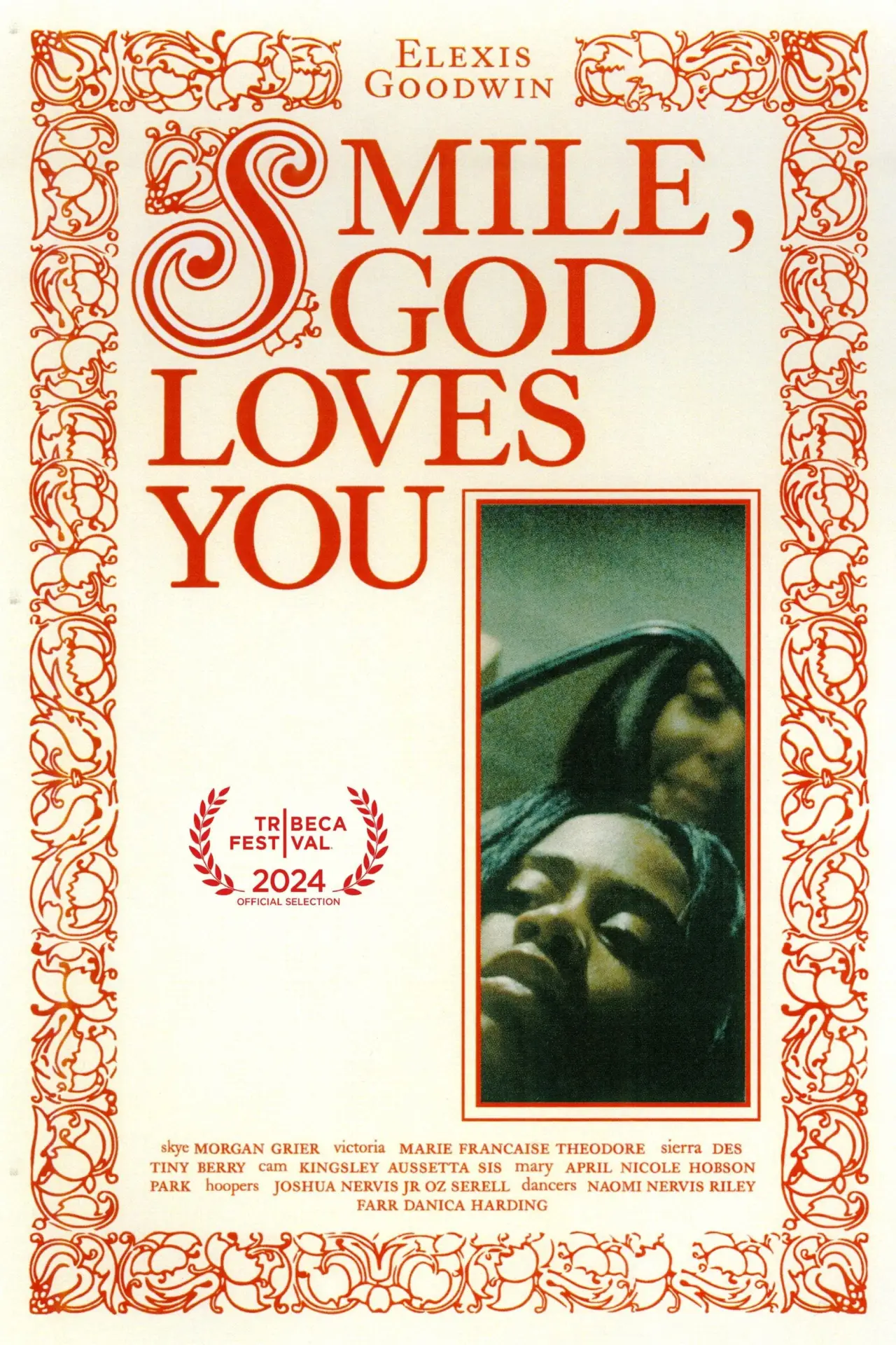 Plakat filmowy "Smile, God Loves You."