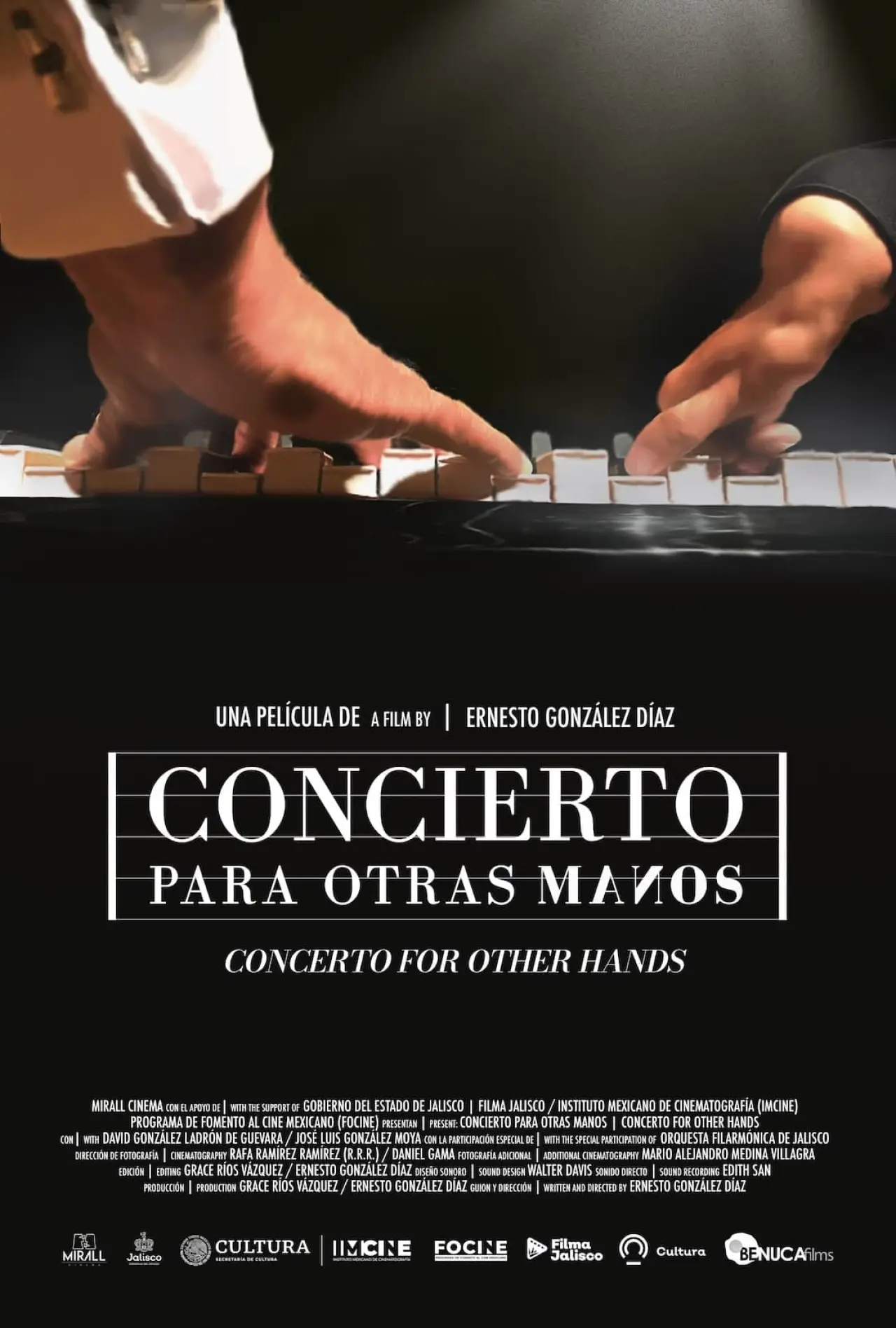 Plakat filmowy "Concierto para otras manos"