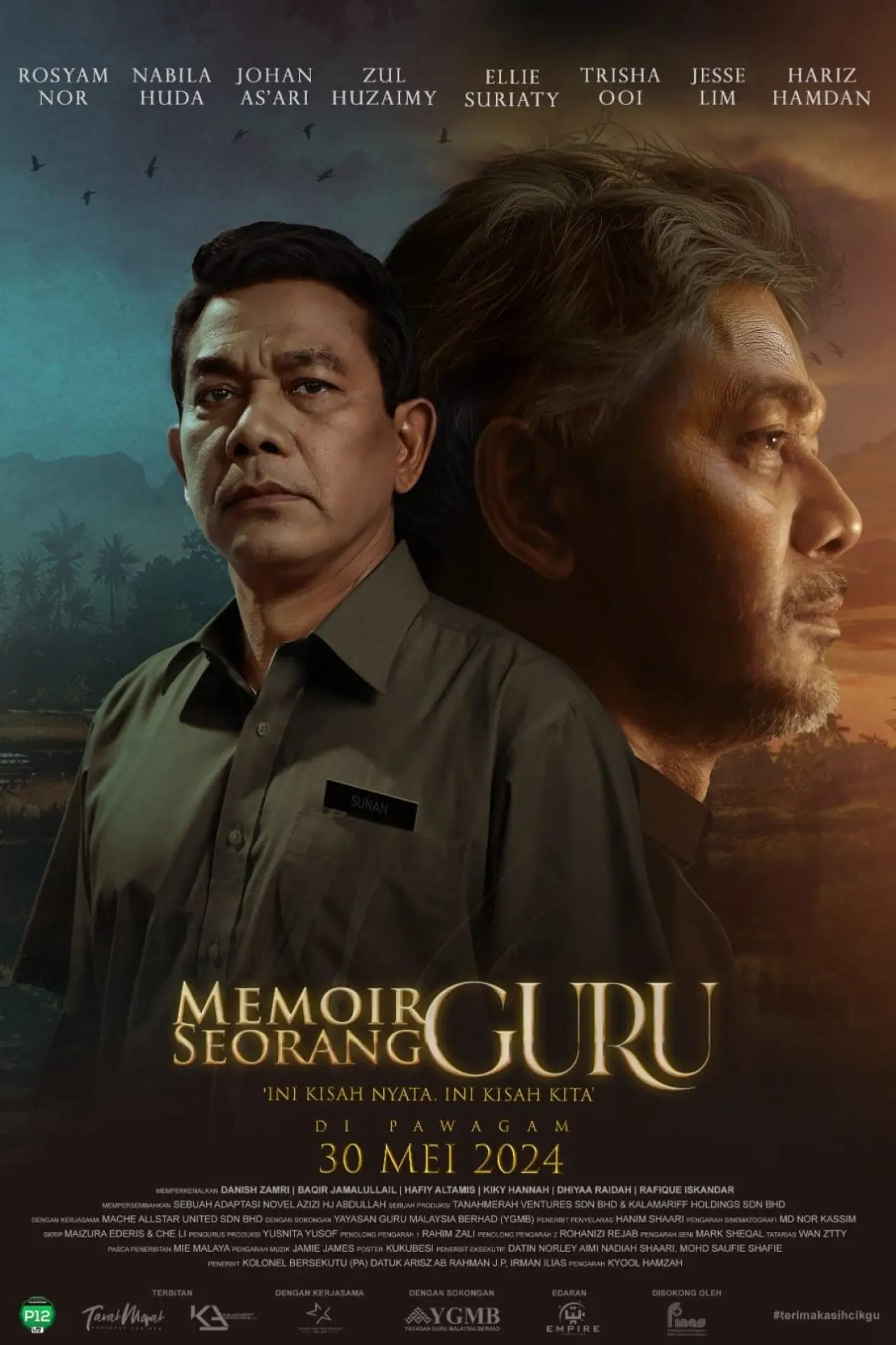 Plakat filmowy "Memoir Seorang Guru"