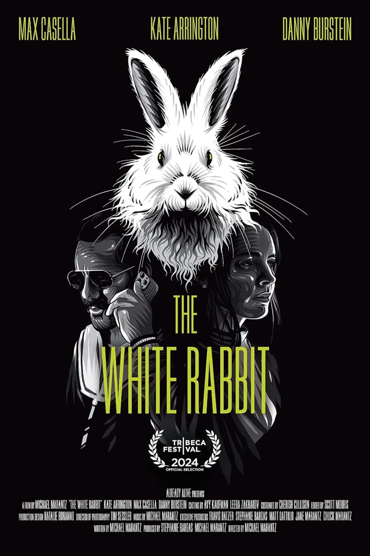 Plakat filmowy "The White Rabbit"