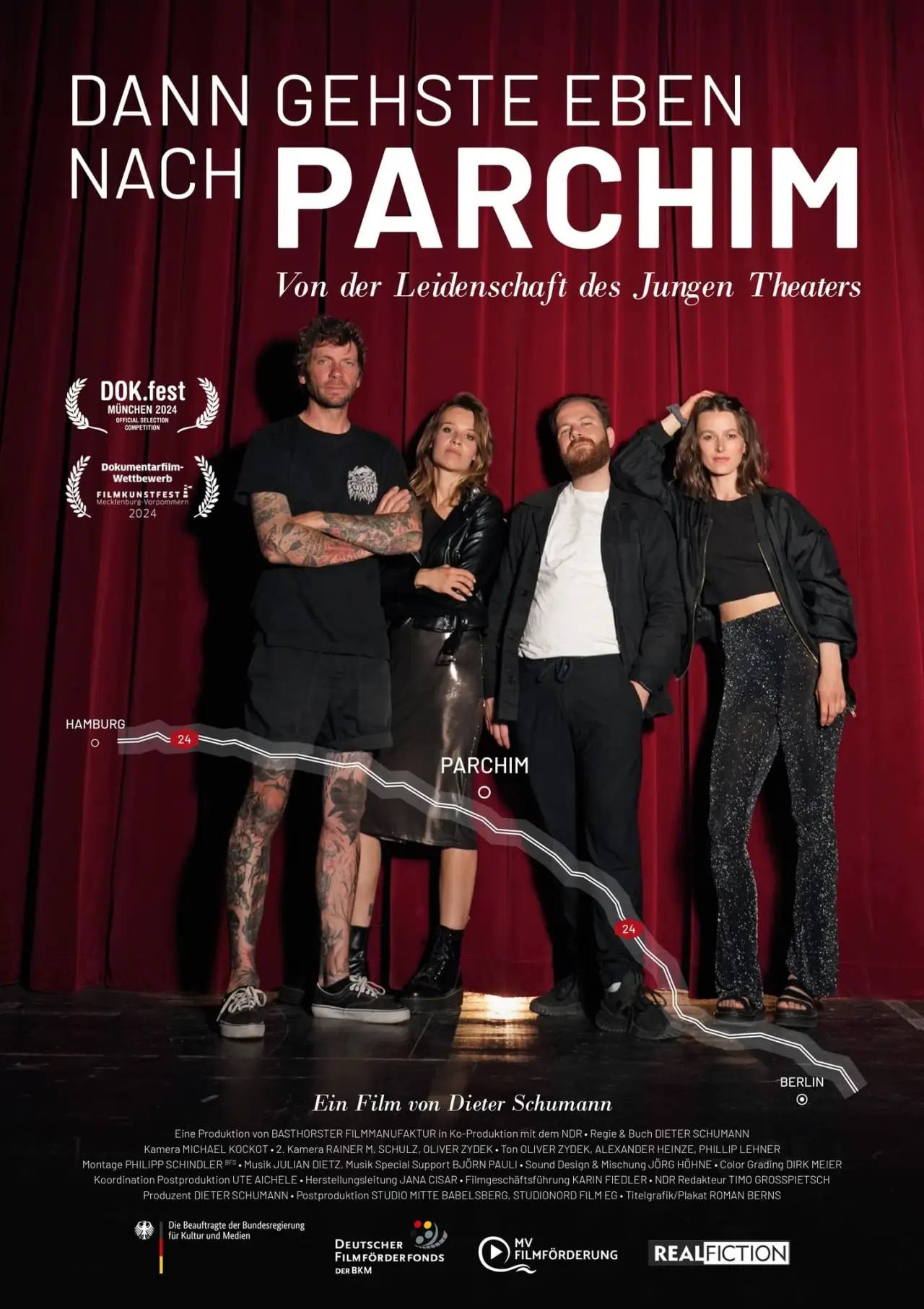 Plakat filmowy "Dann gehste eben nach Parchim"