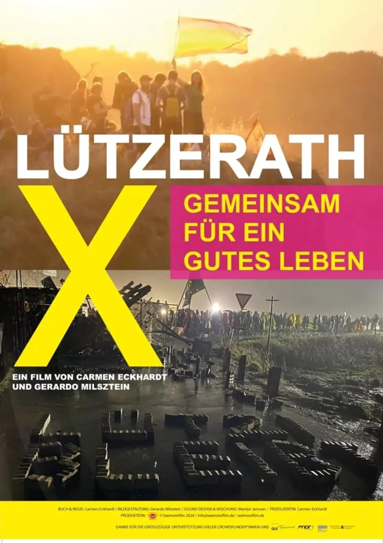Plakat filmowy "Lützerath - Gemeinsam für ein gutes Leben"