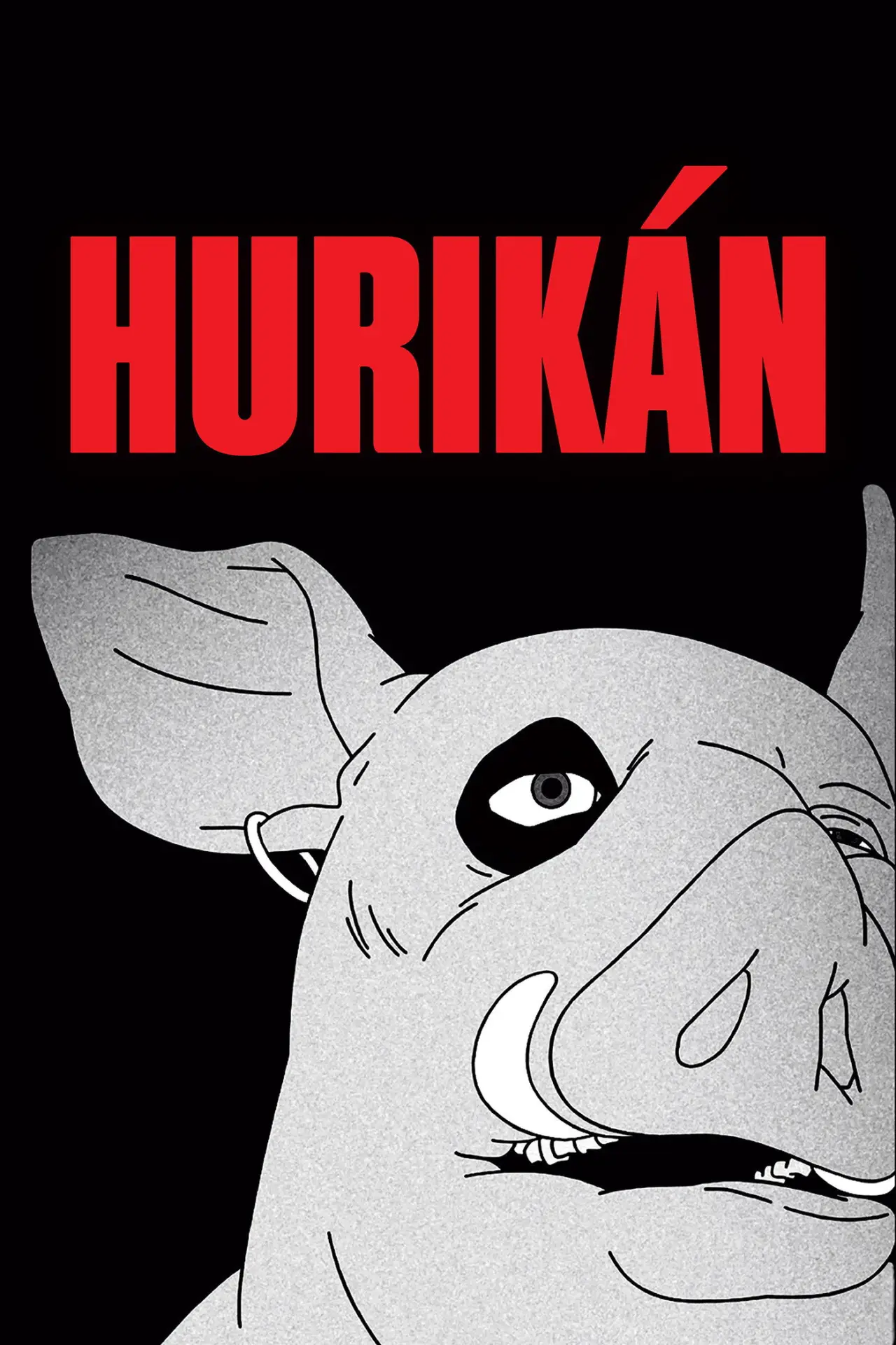 Plakat filmowy "Hurikán"