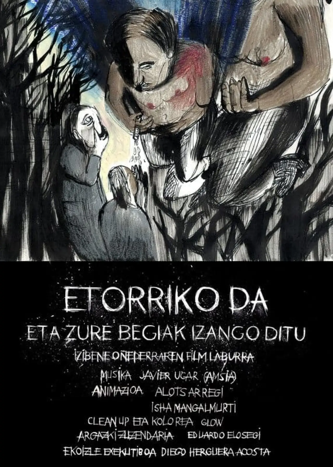 Plakat filmowy "Etorriko da (eta zure begiak izango ditu)"