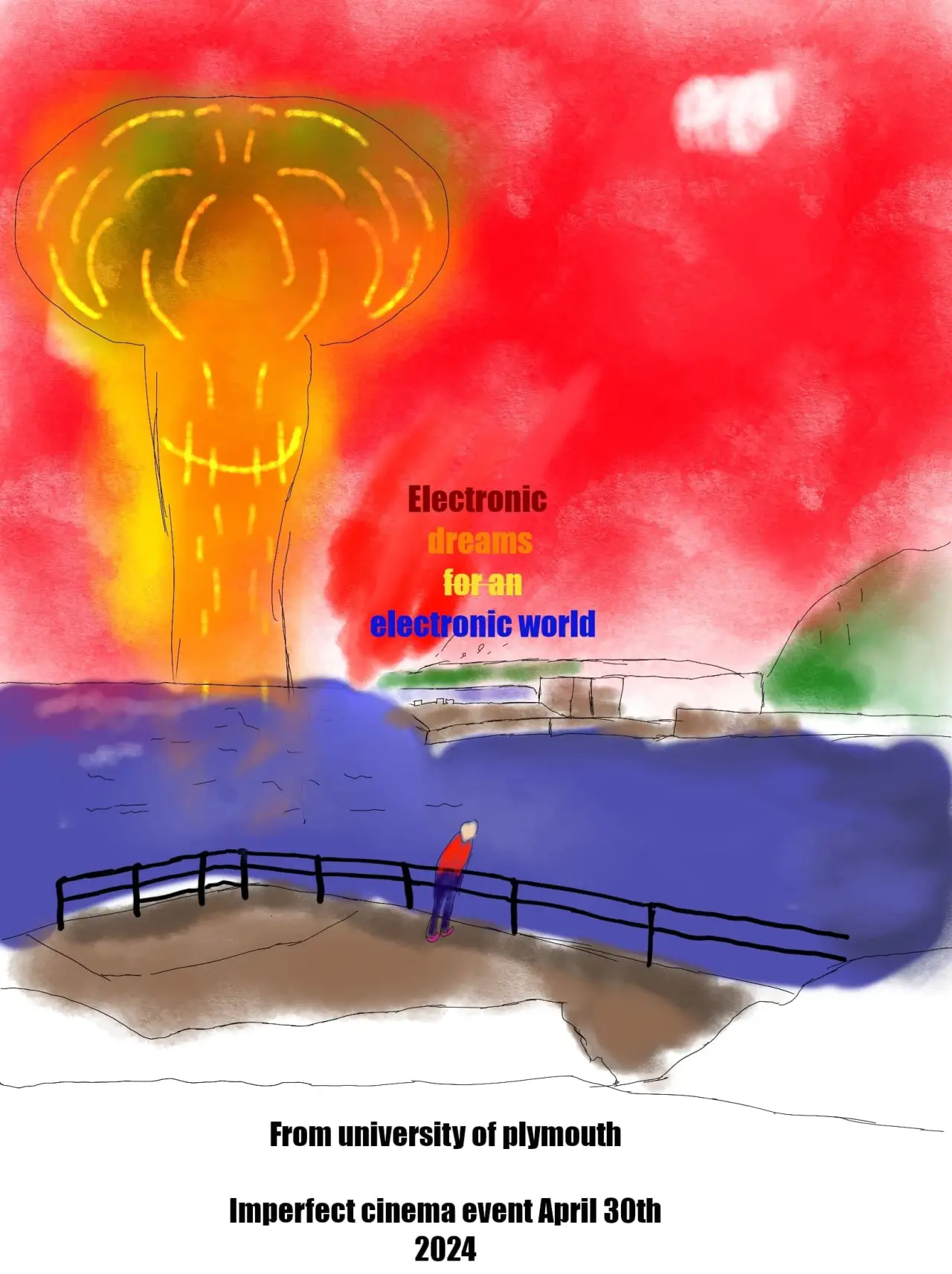 Plakat filmowy "Electronic Dreams for an Electronic World"