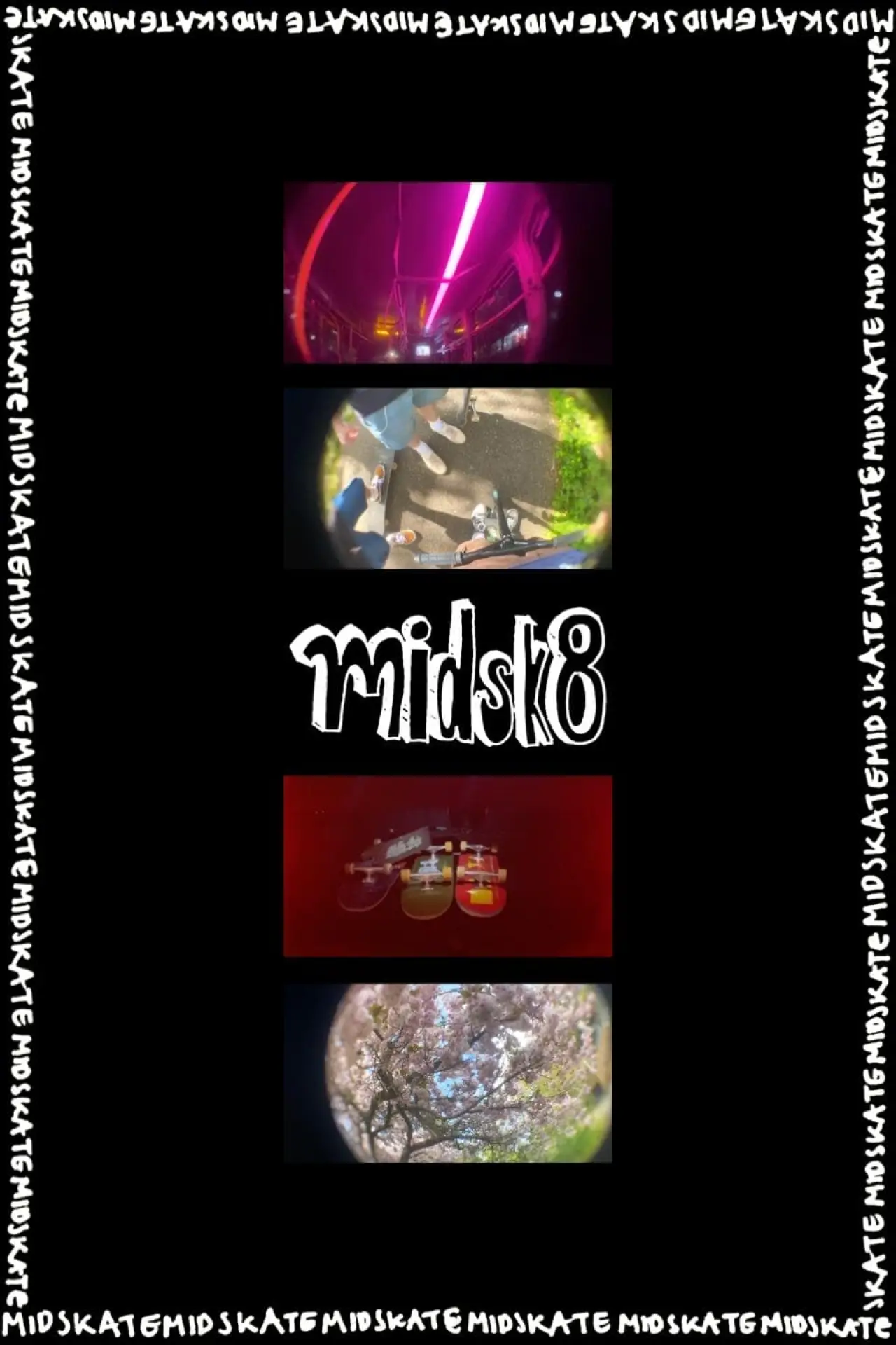 Plakat filmowy "midskate"