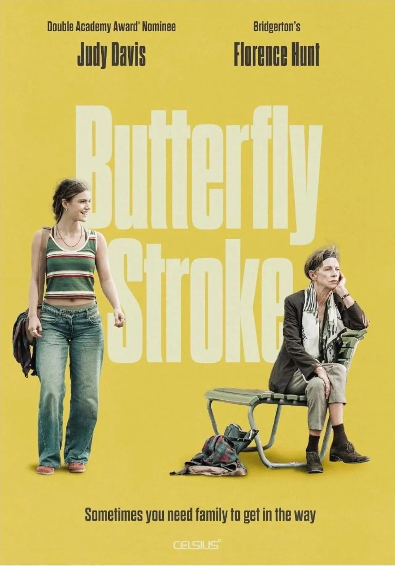 Plakat filmowy "Butterfly Stroke"