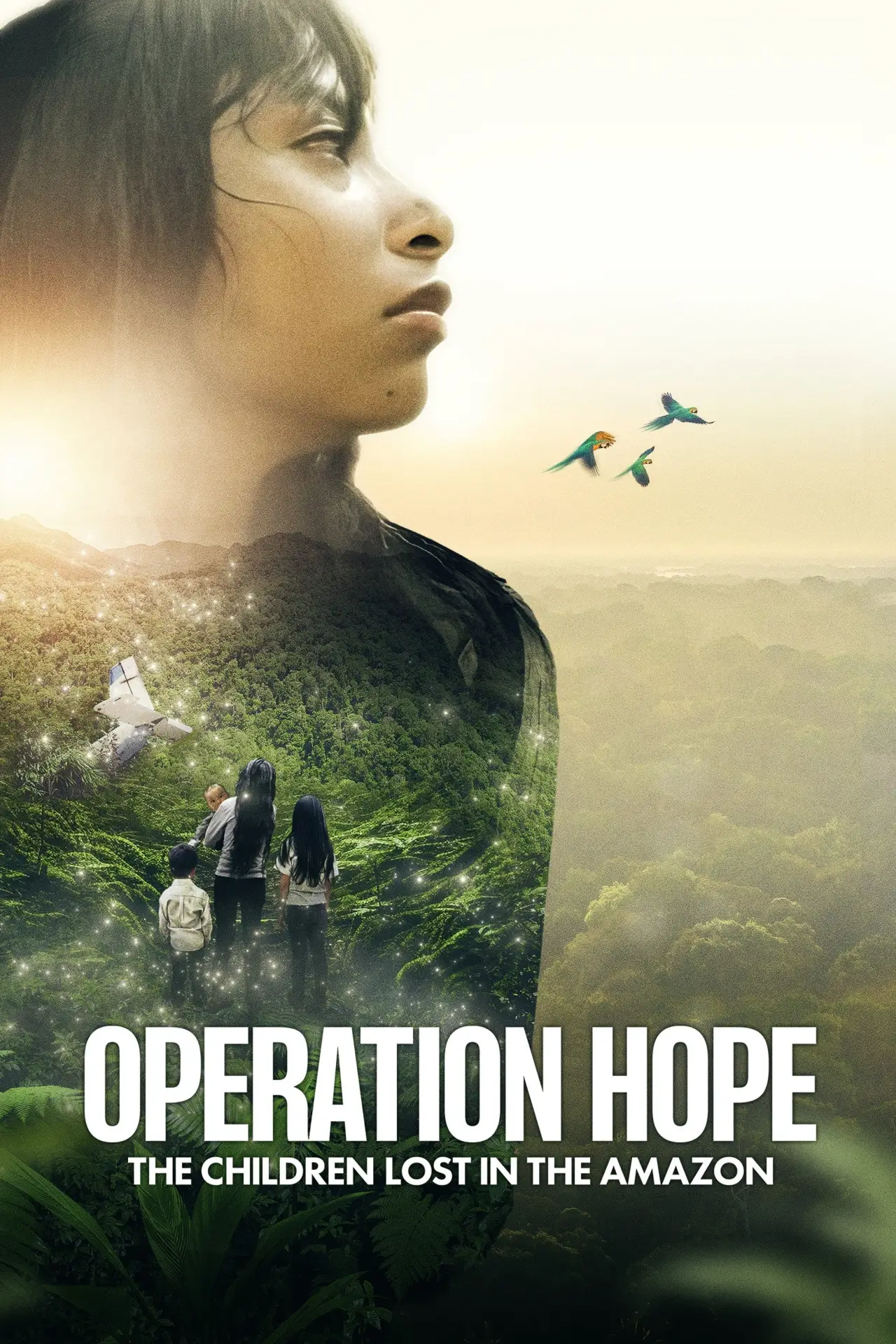 Plakat filmowy "Operación Esperanza: Los niños perdidos en el Amazonas"