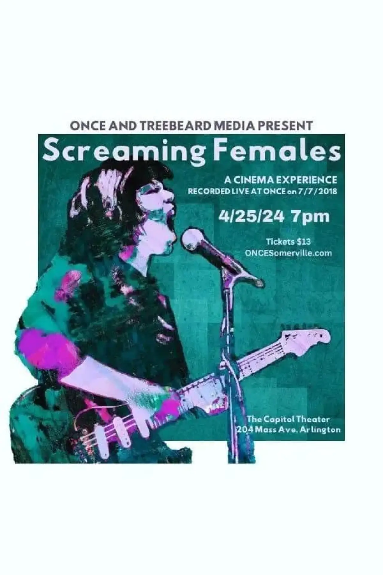 Plakat filmowy "Screaming Females: A Cinema Experience"