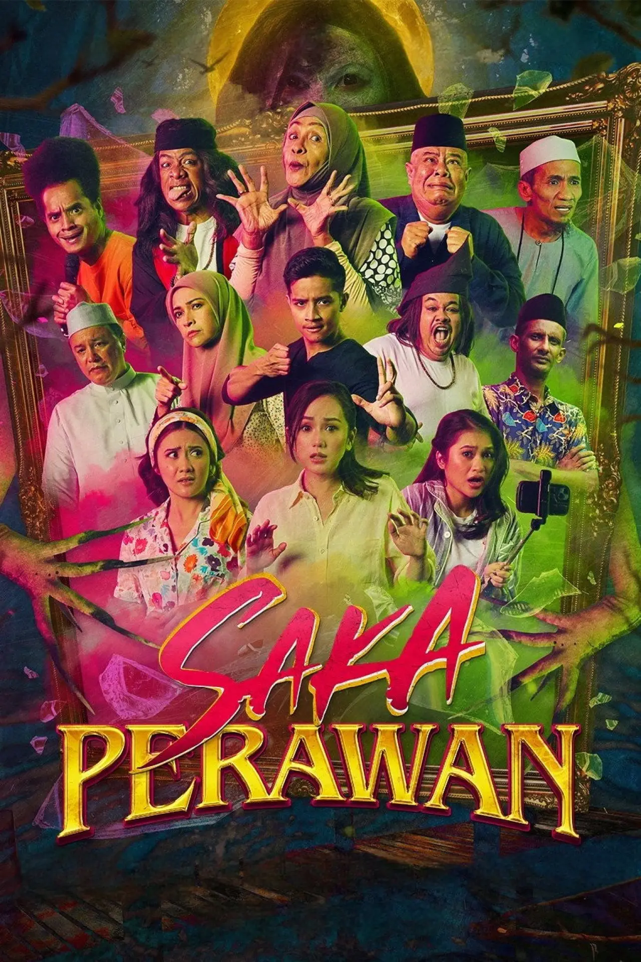Plakat filmowy "Saka Perawan"
