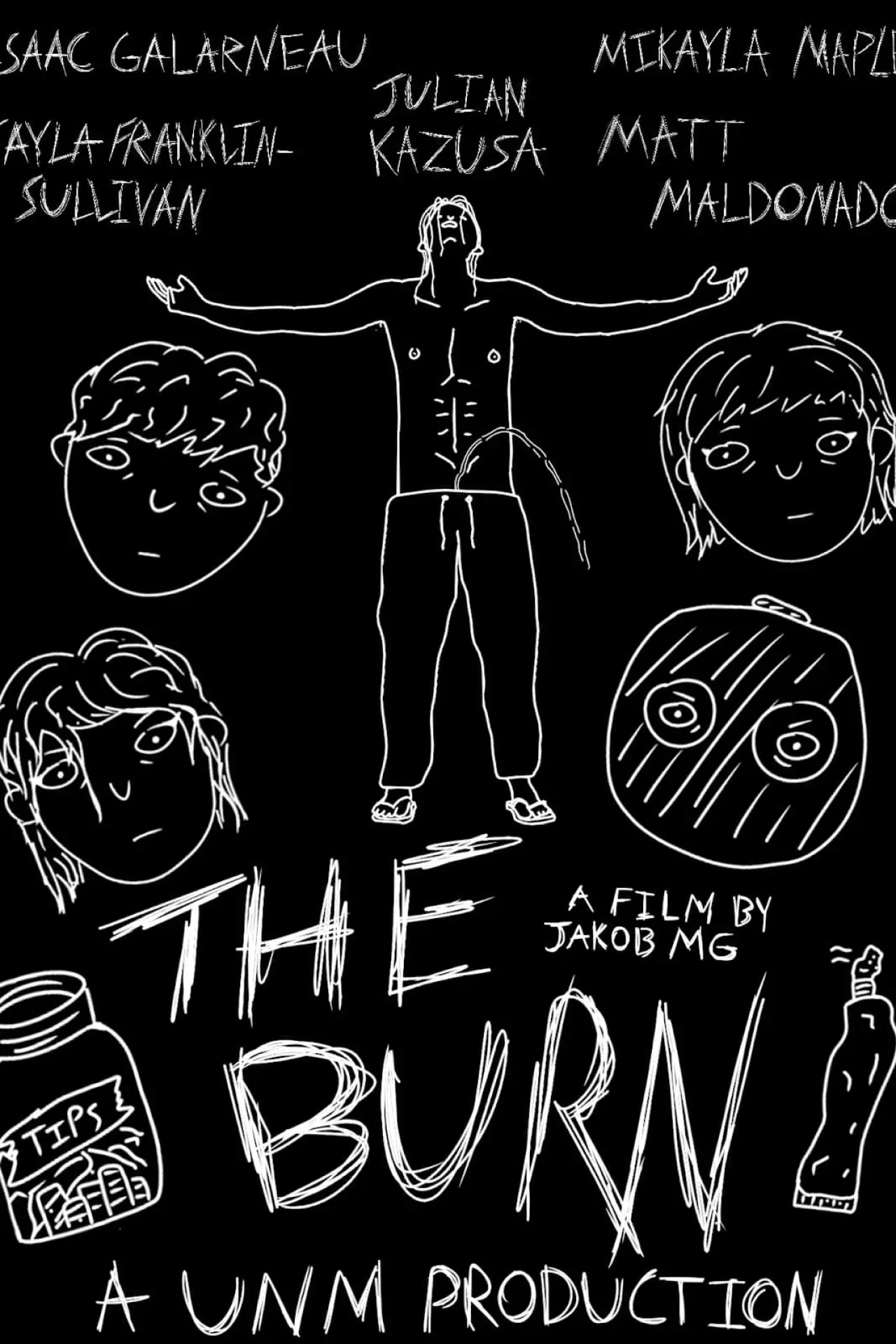Plakat filmowy "The Burn"