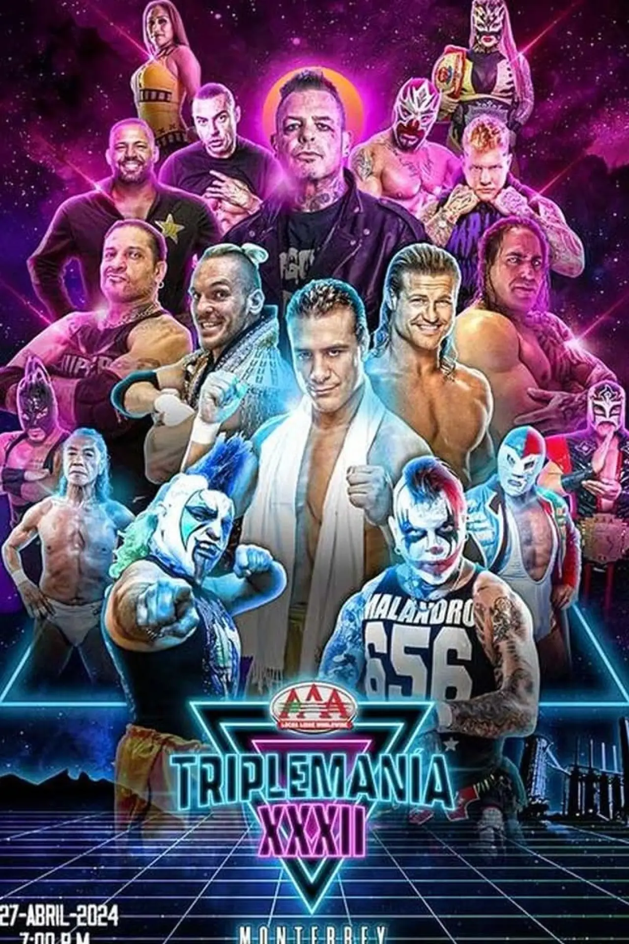 Plakat filmowy "AAA Triplemania XXXII: Monterrey"