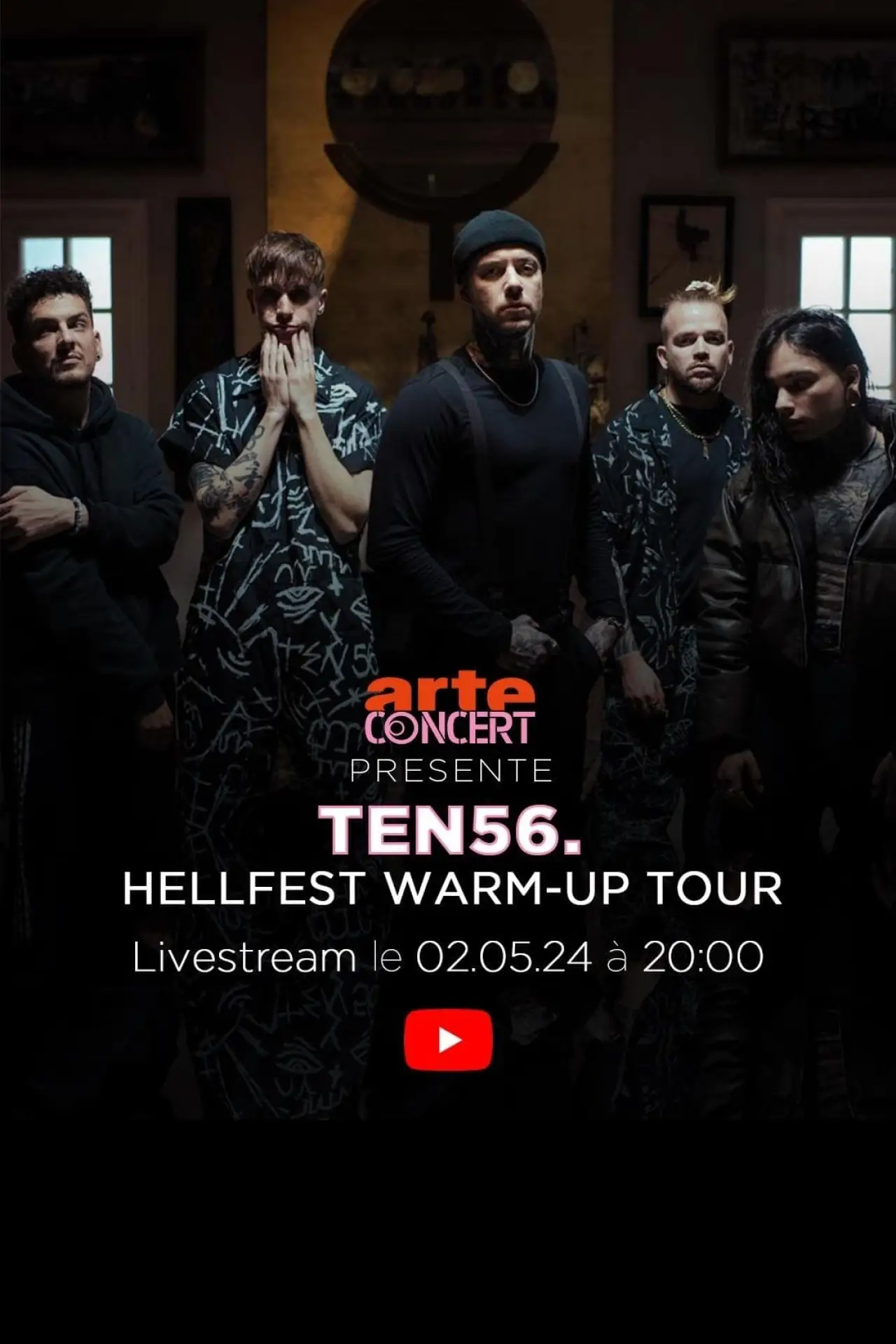 Plakat filmowy "ten56. -  Hellfest Warm-Up Tour à la Philharmonie de Paris"