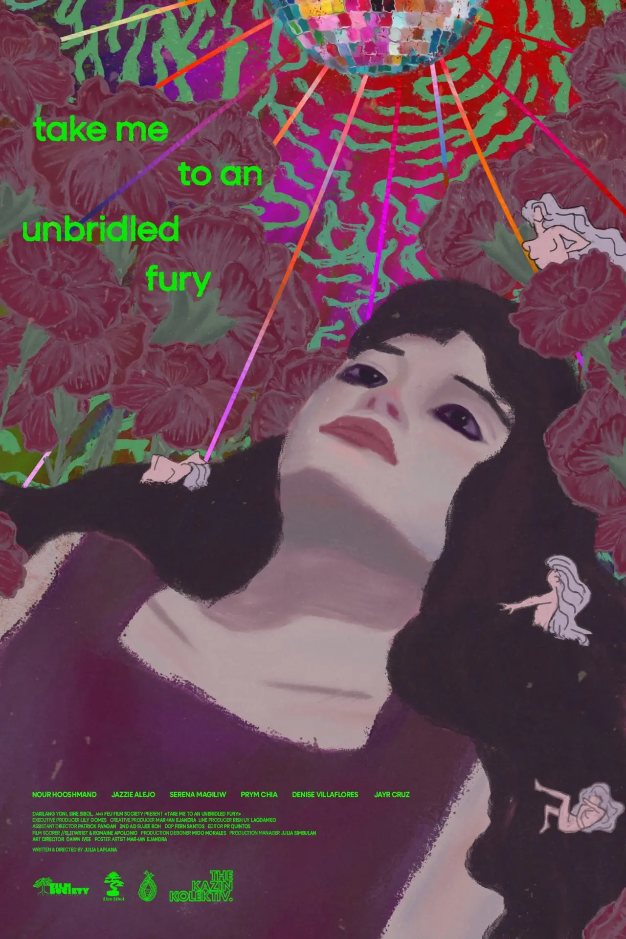 Plakat filmowy "take me to an unbridled fury"