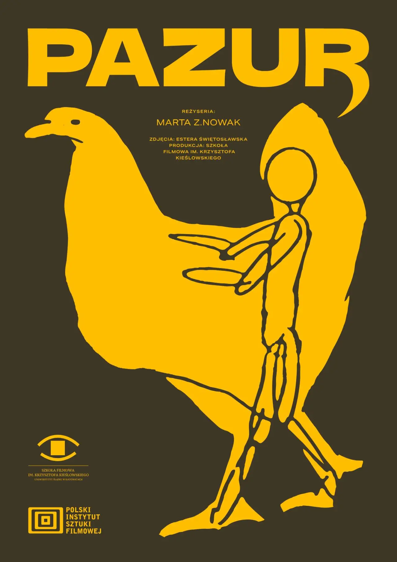 Plakat filmowy "Pazur"