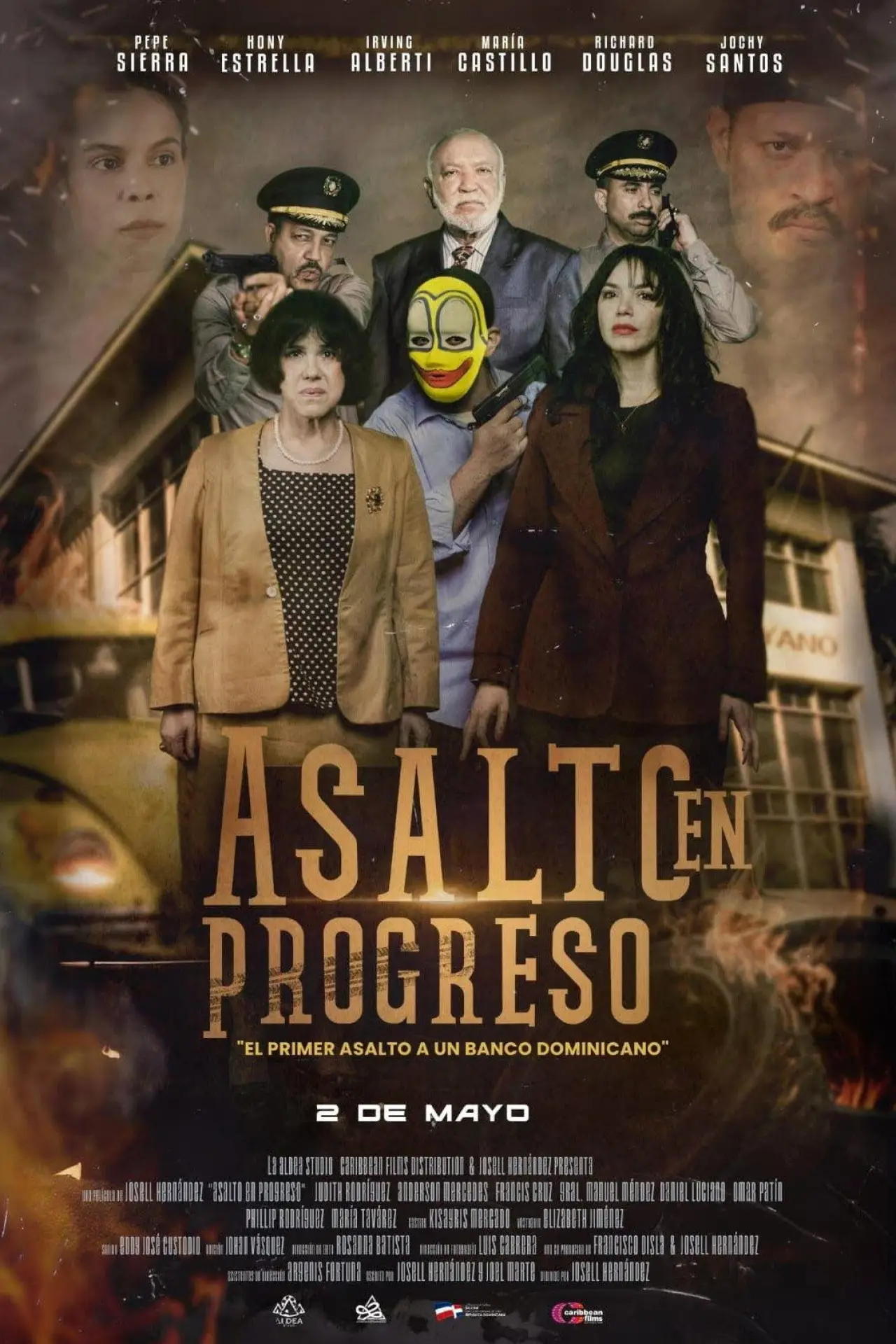Plakat filmowy "Asalto en Progreso"