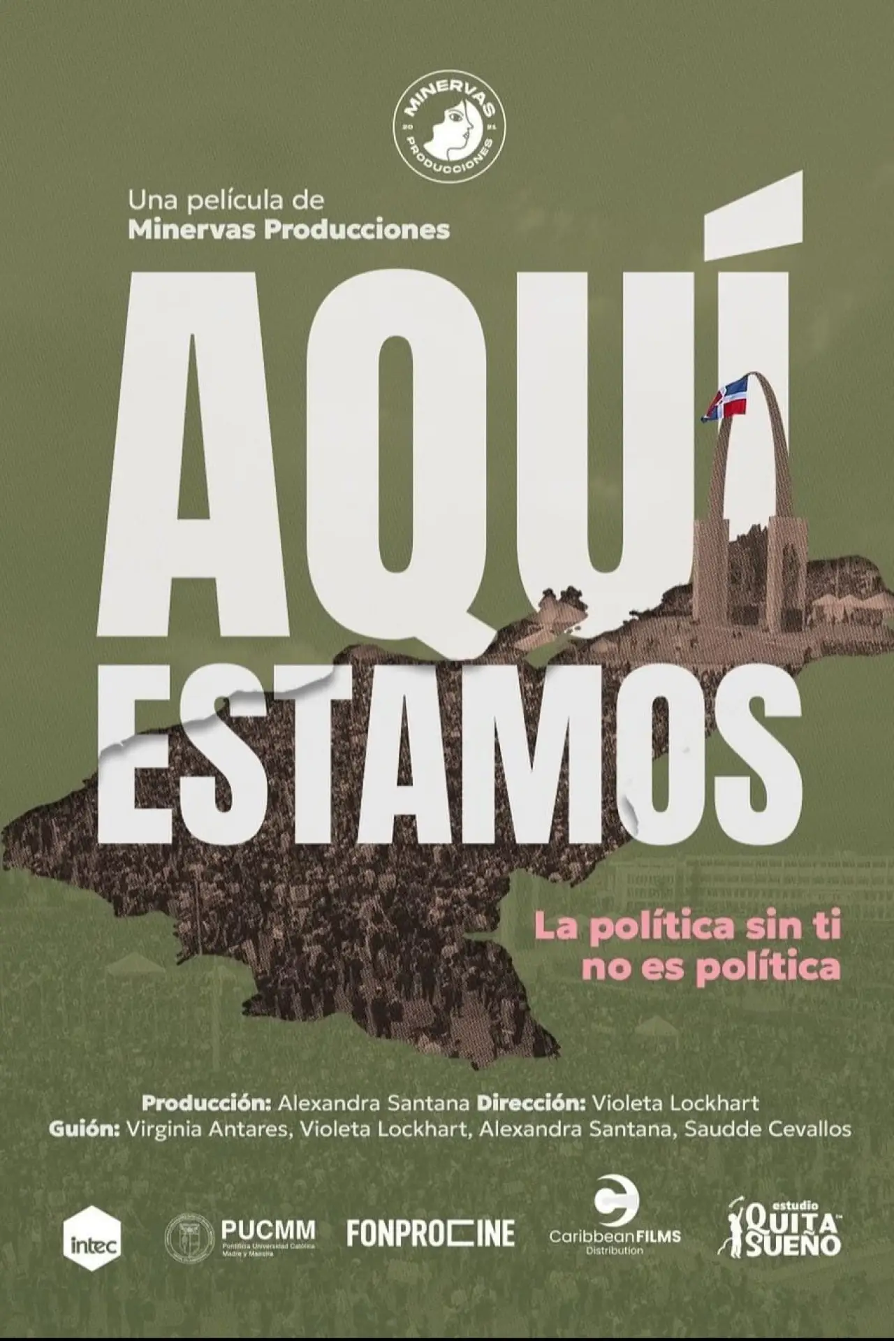 Plakat filmowy "Aquí estamos"