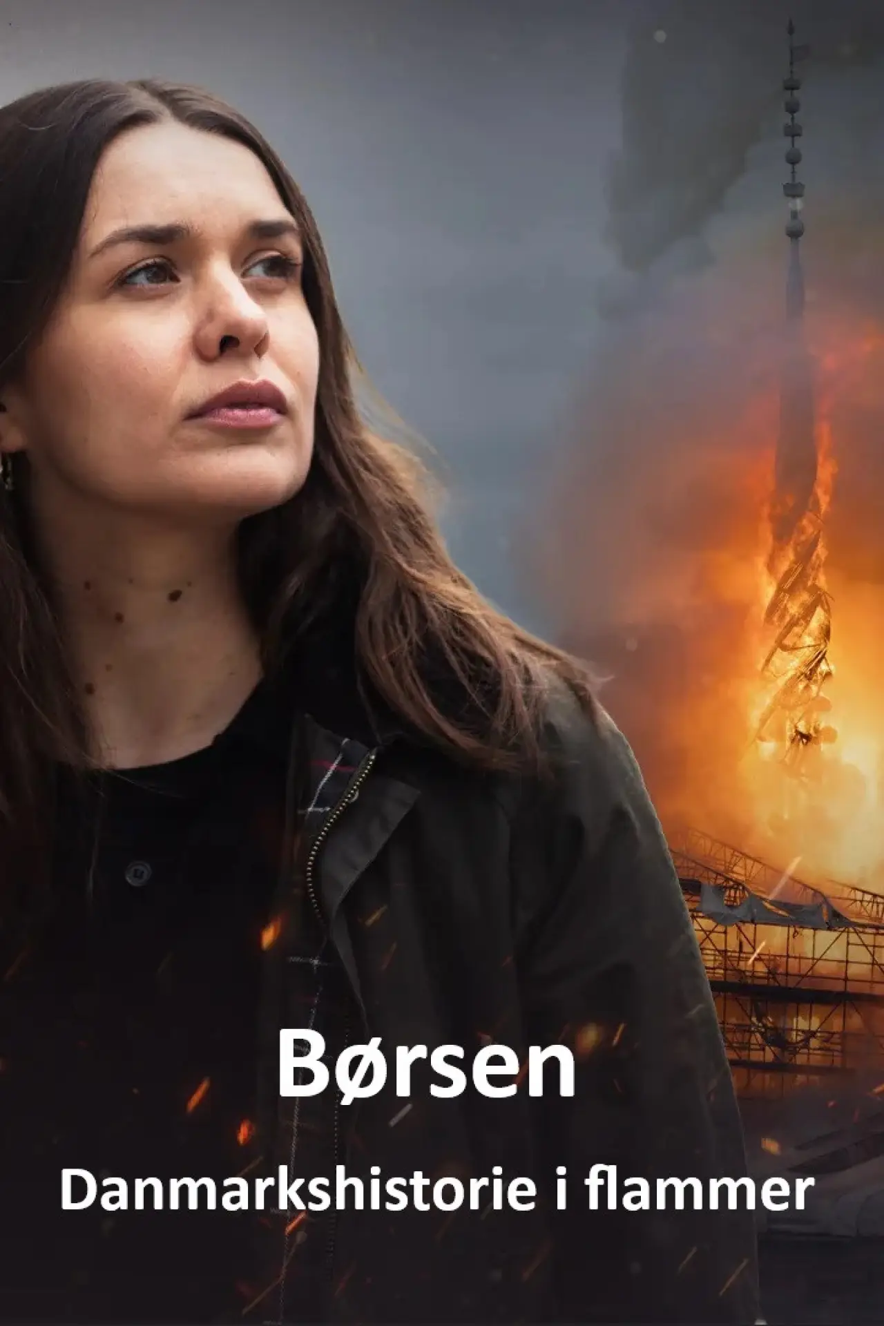 Plakat filmowy "Børsen - Danmarkshistorie i flammer"