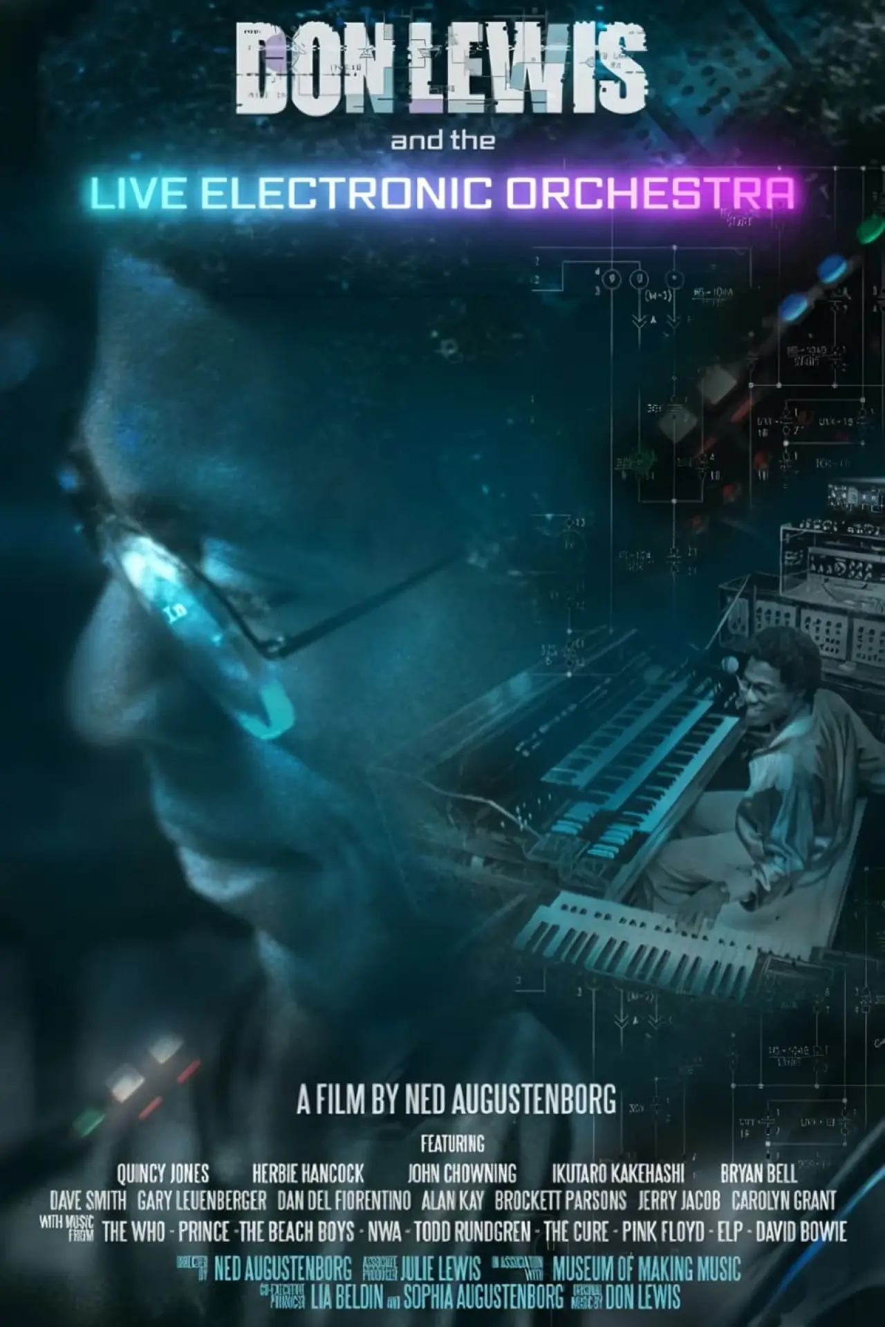 Plakat filmowy "Don Lewis and The Live Electronic Orchestra"