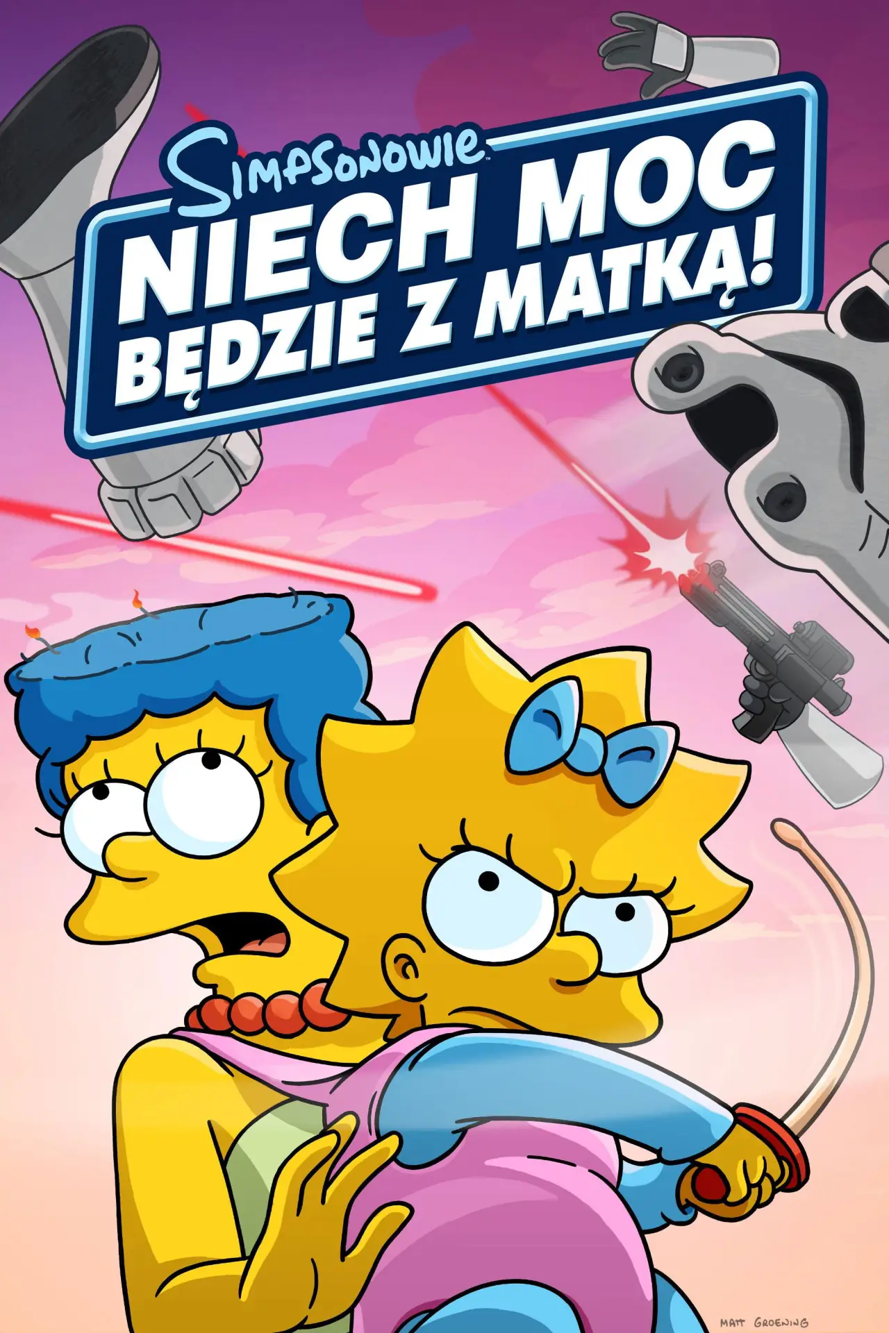 Plakat filmowy "Niech Moc będzie z matką!"