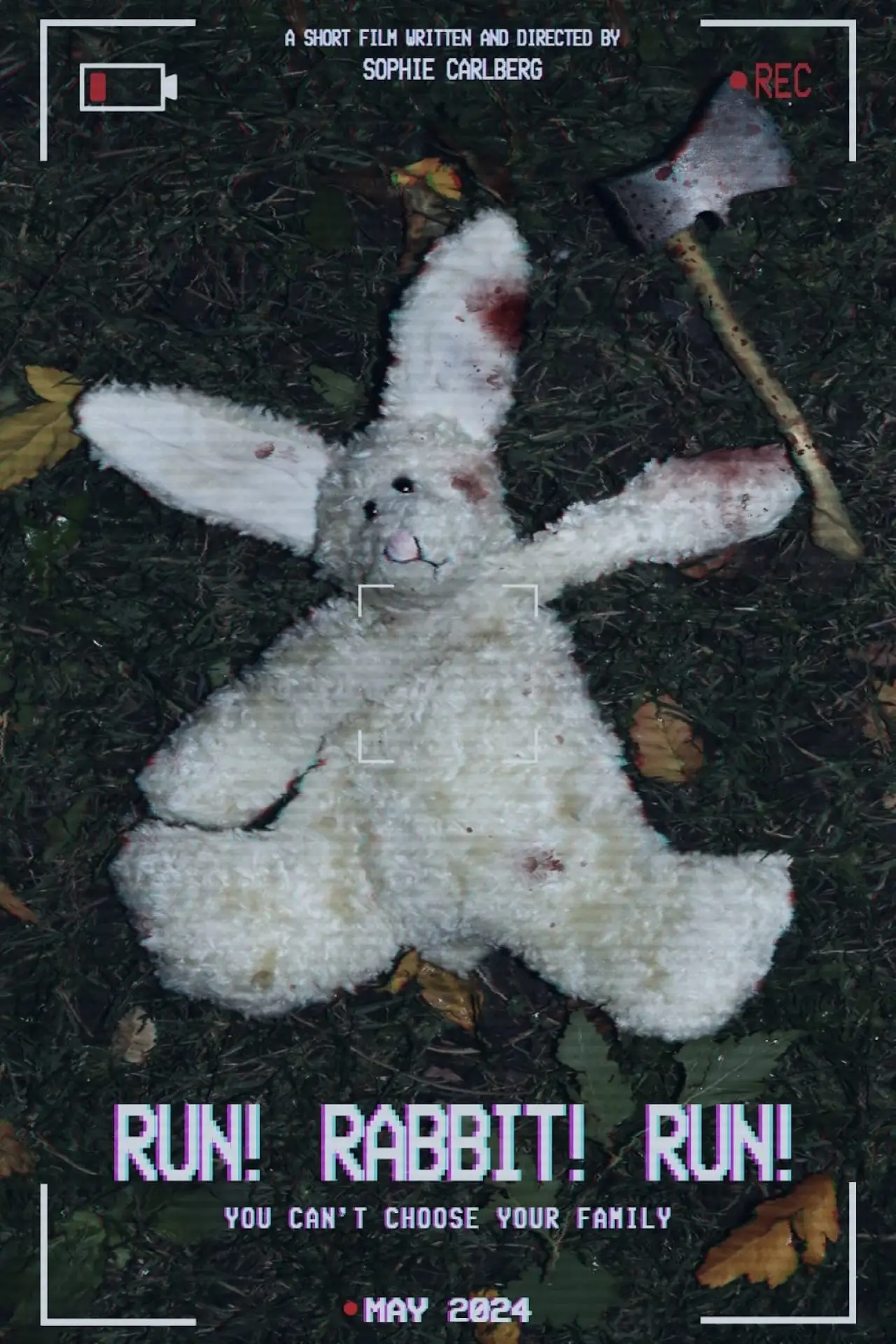 Plakat filmowy "RUN! RABBIT! RUN!"