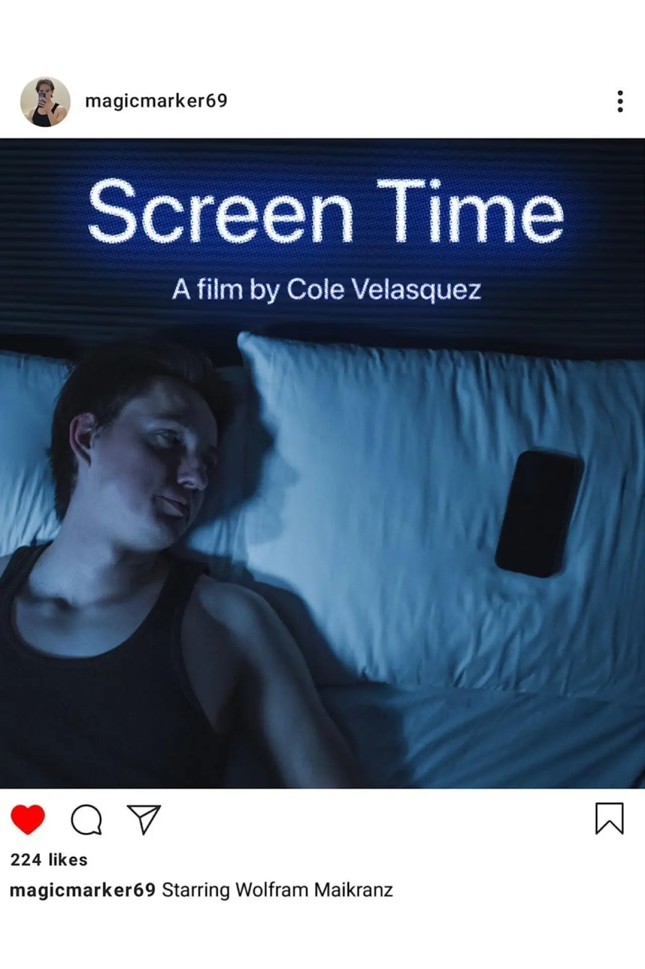 Plakat filmowy "Screen Time"