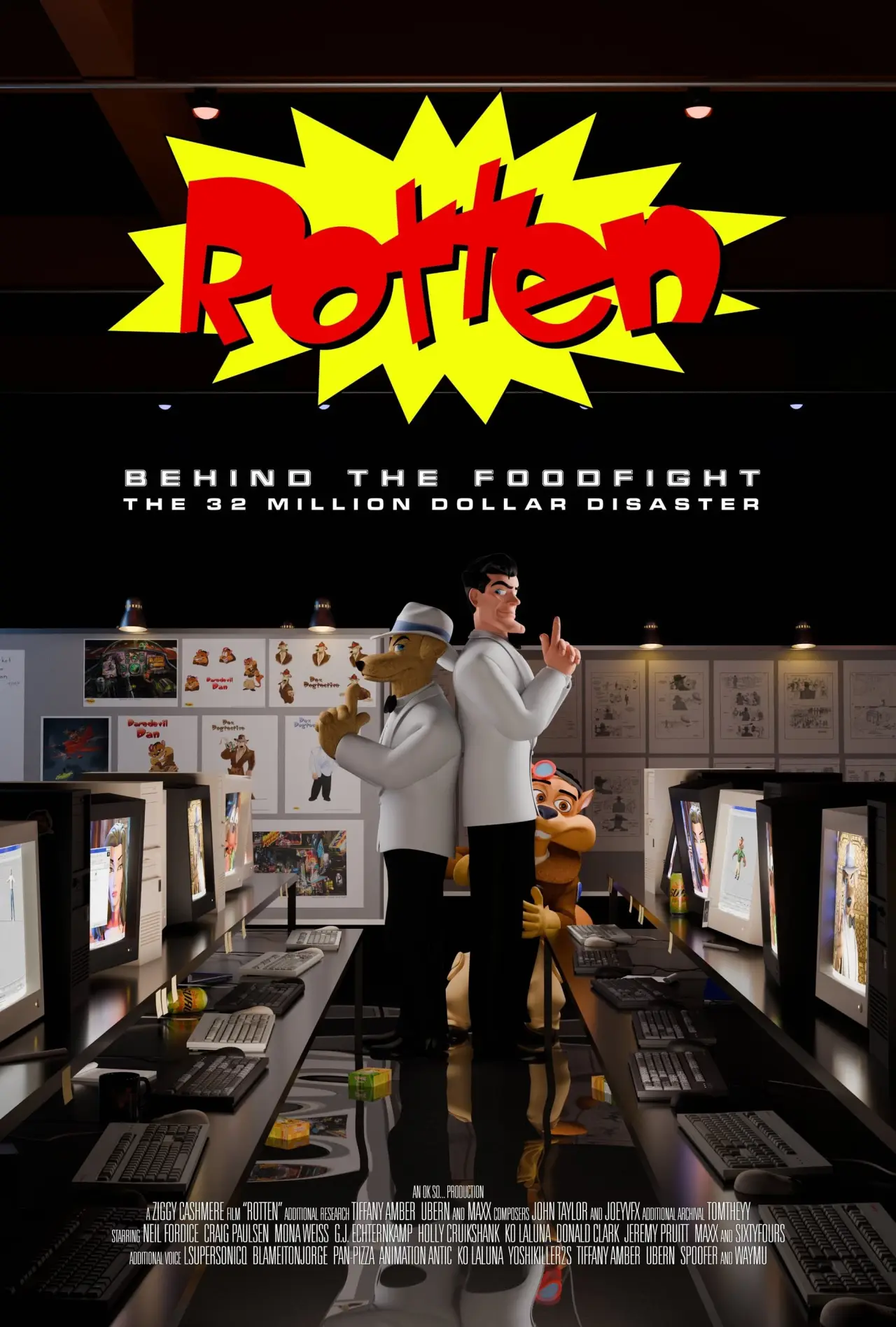 Plakat filmowy "Rotten: Behind the Foodfight"