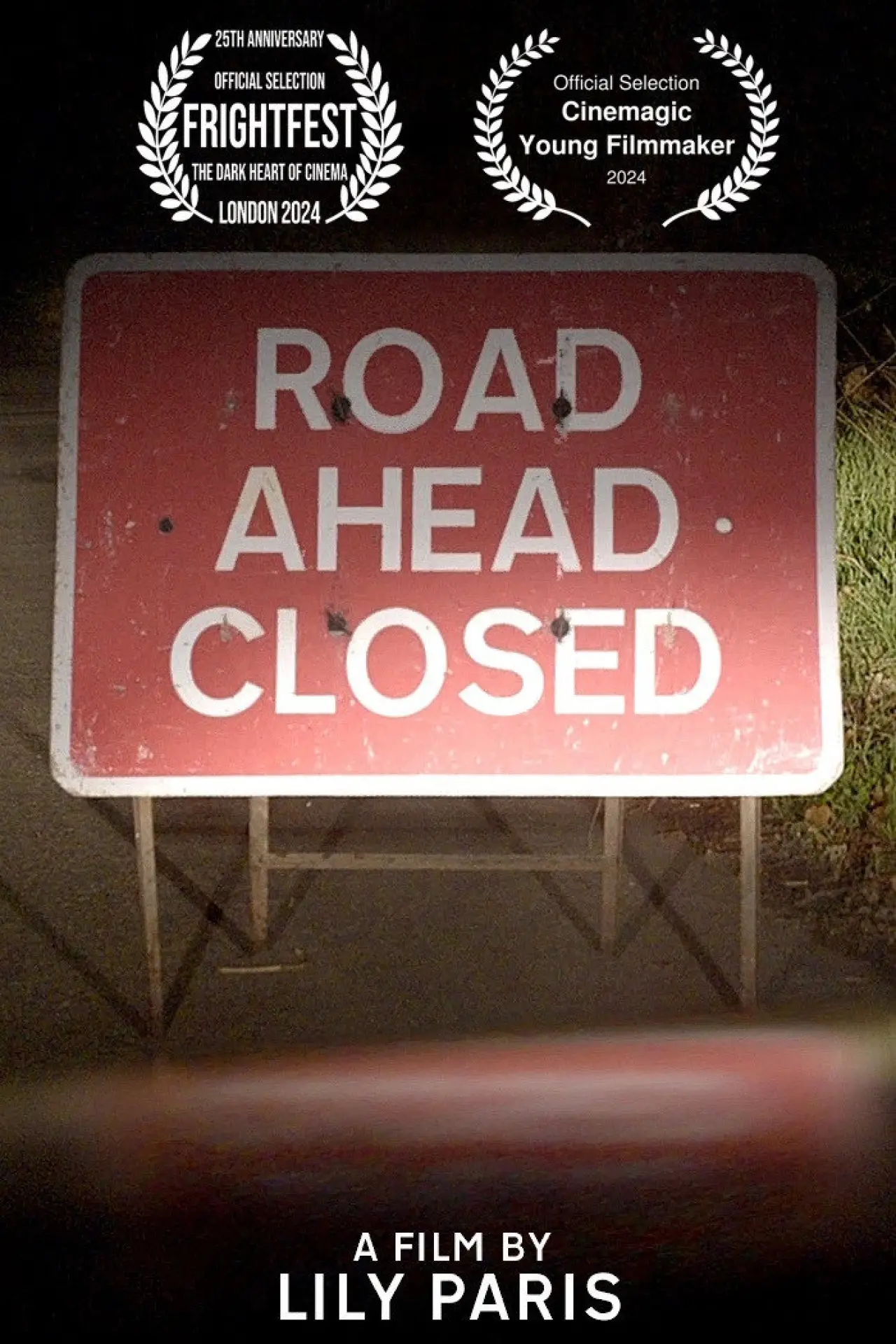 Plakat filmowy "Road Ahead Closed"