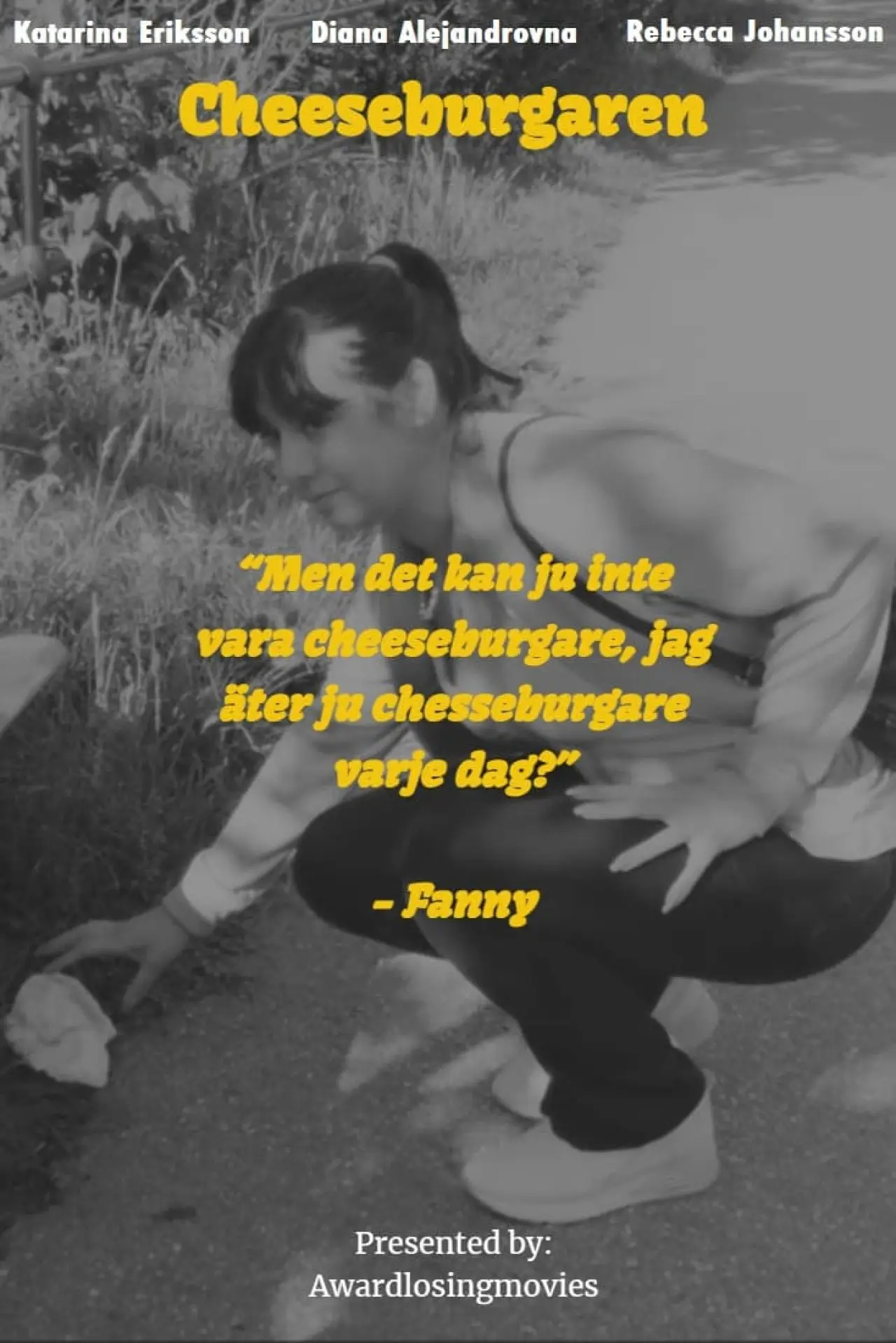 Plakat filmowy "Cheeseburgaren"