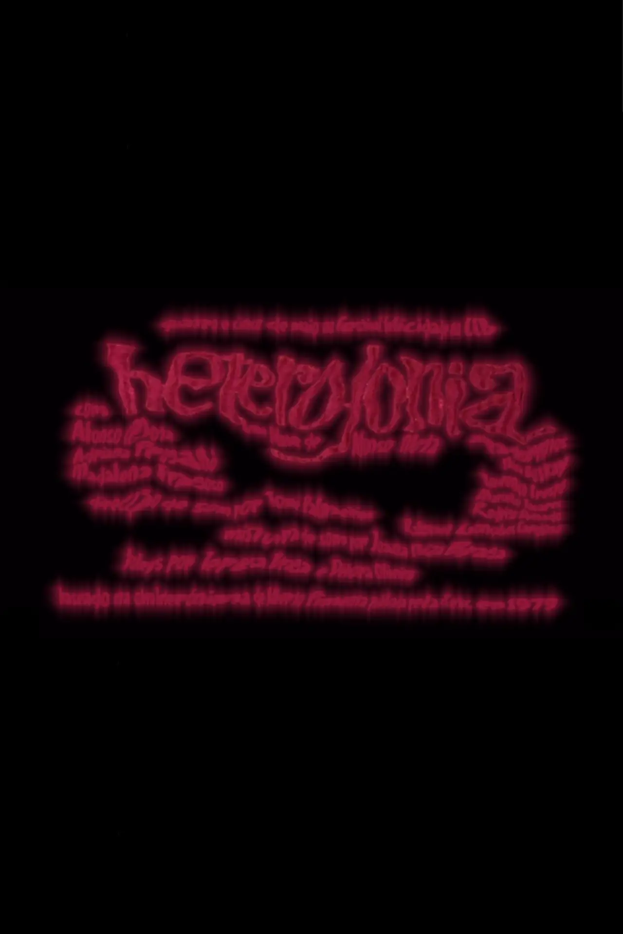 Plakat filmowy "Heterofonia"