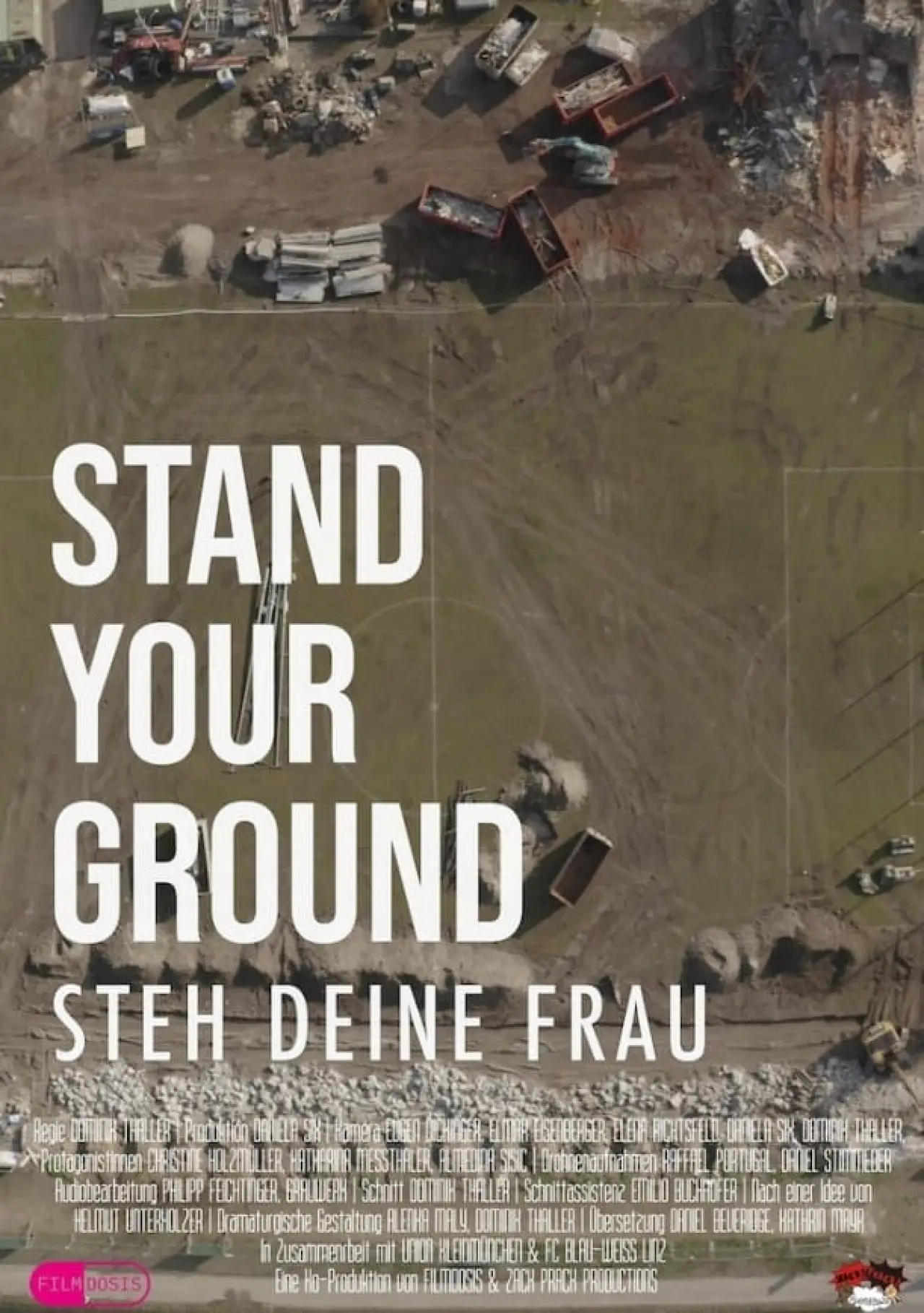 Plakat filmowy "Stand your Ground - Steh deine Frau"