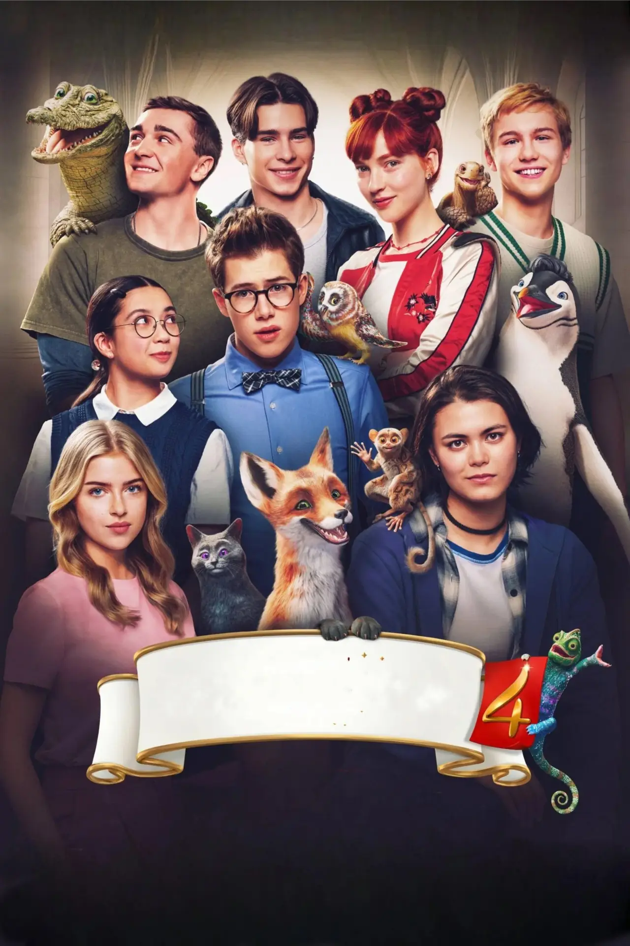 Plakat filmowy "Die Schule der magischen Tiere 4"