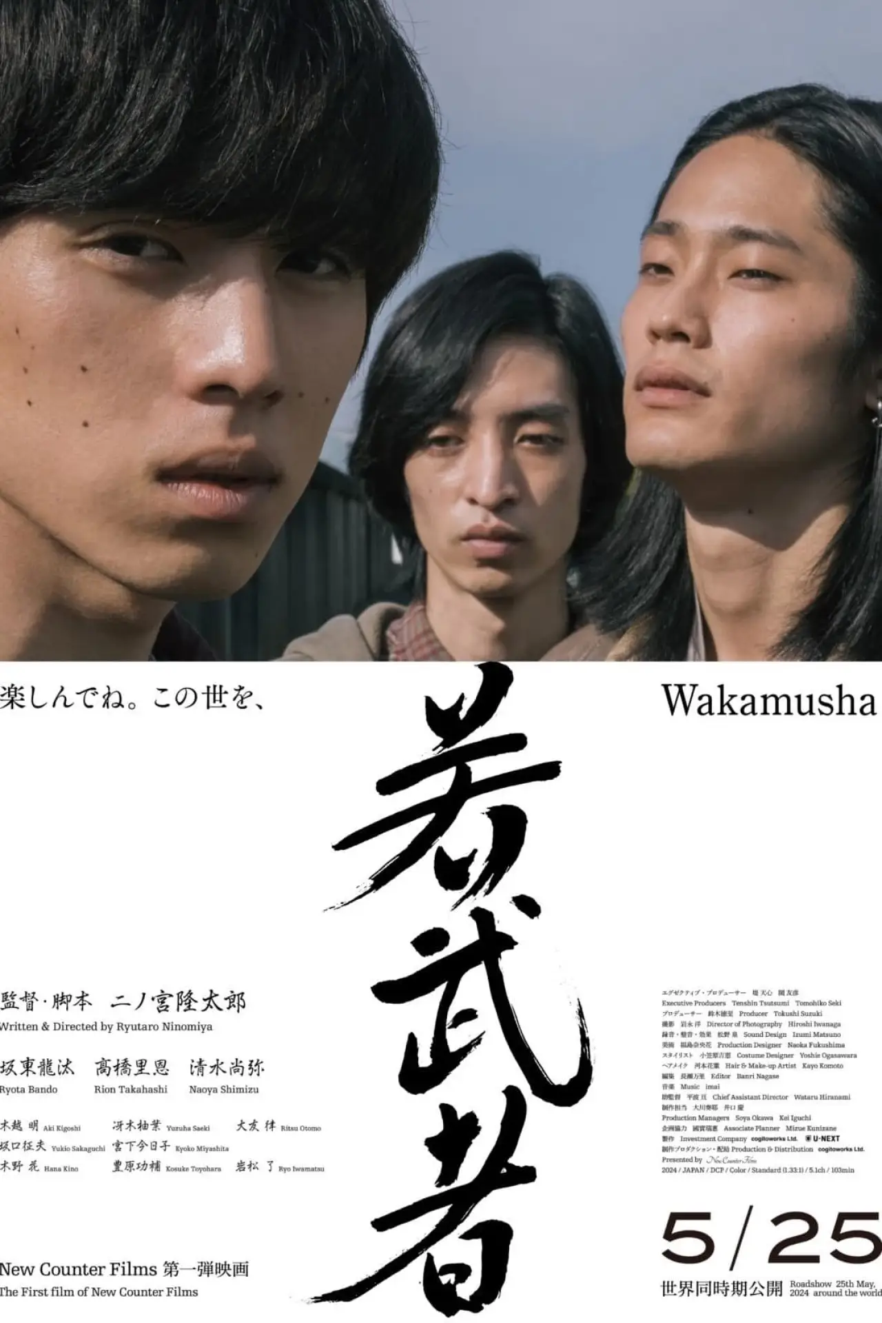 Plakat filmowy "若武者"