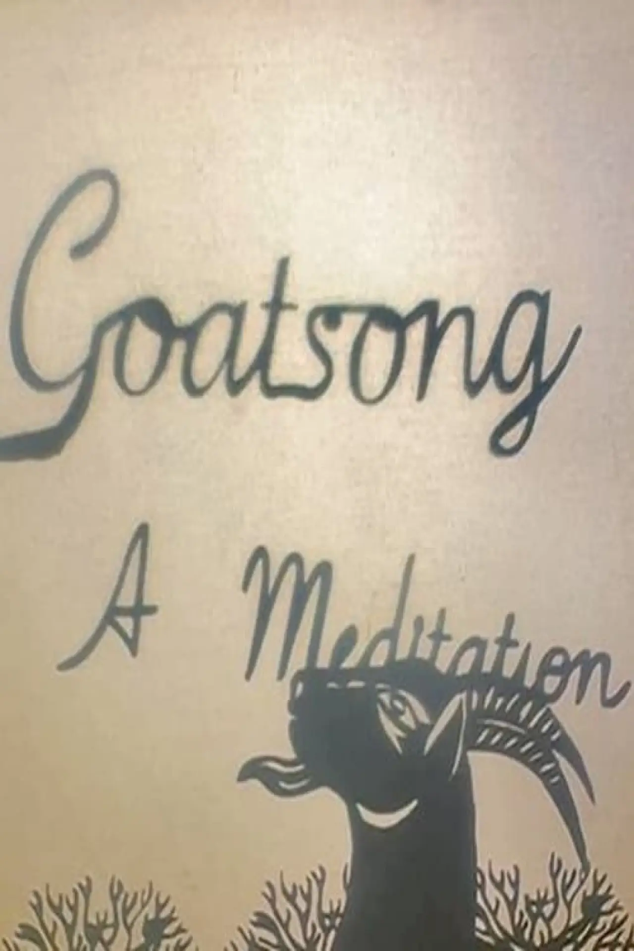Plakat filmowy "Goatsong: A Meditation"