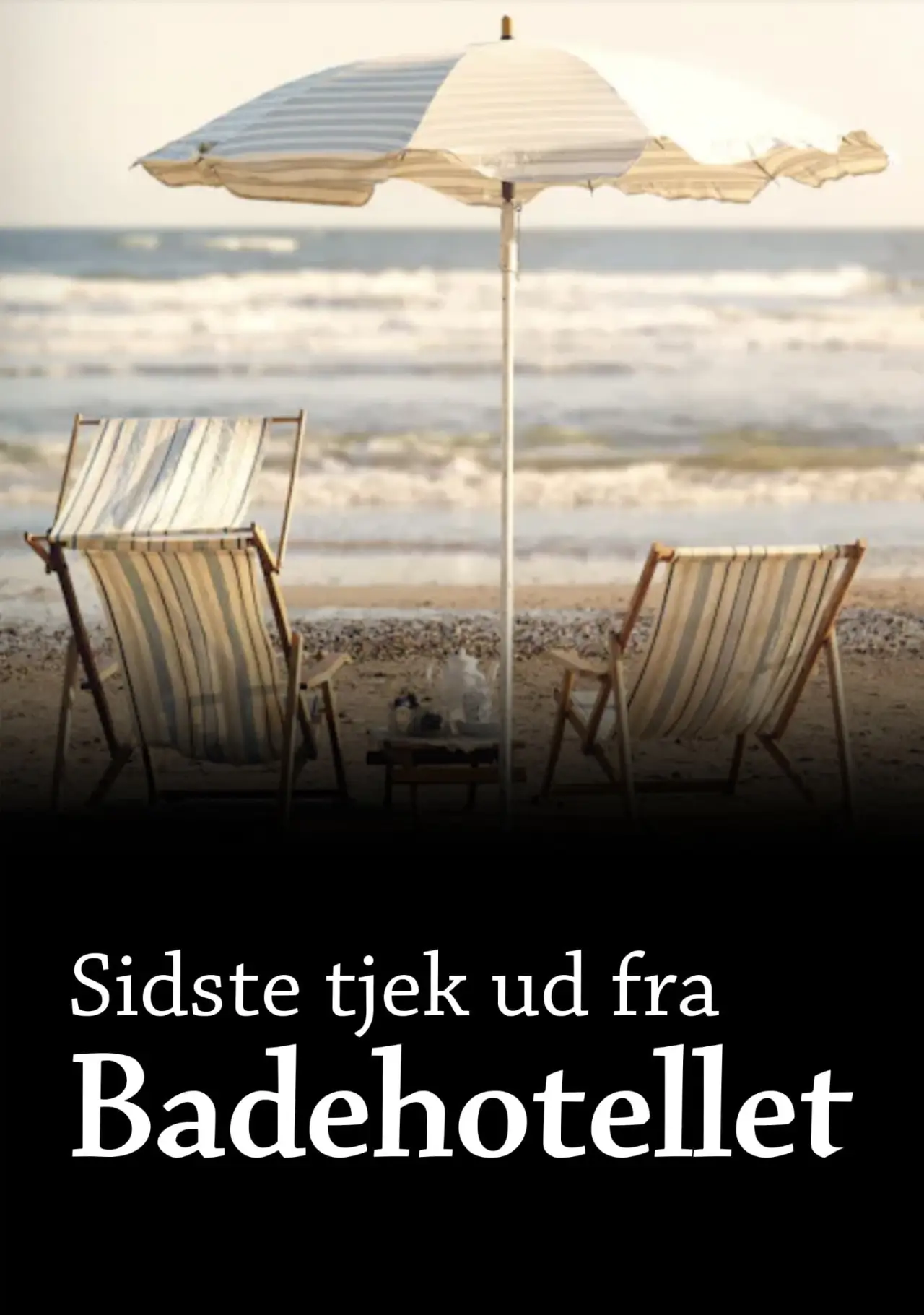 Plakat filmowy "Sidste tjek ud fra Badehotellet"