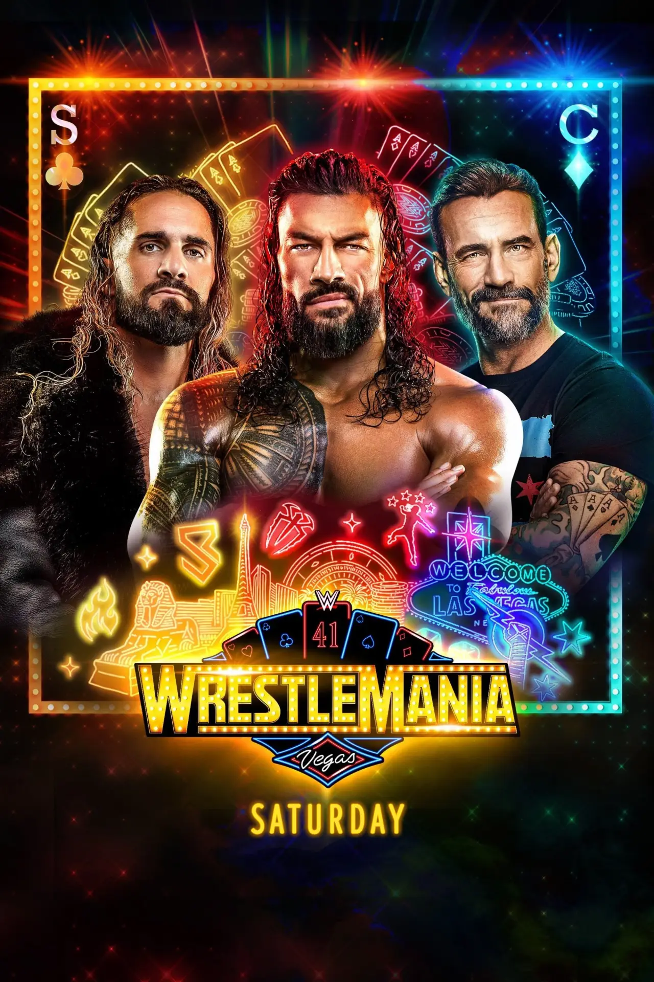 Plakat filmowy "WrestleMania 41: Saturday"