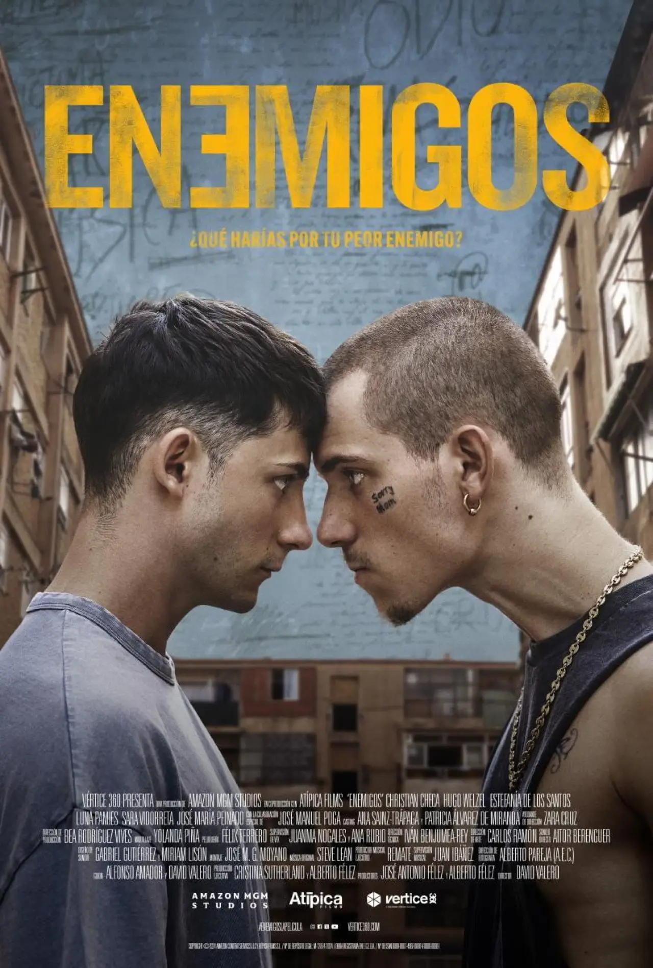 Plakat filmowy "Wrogowie"