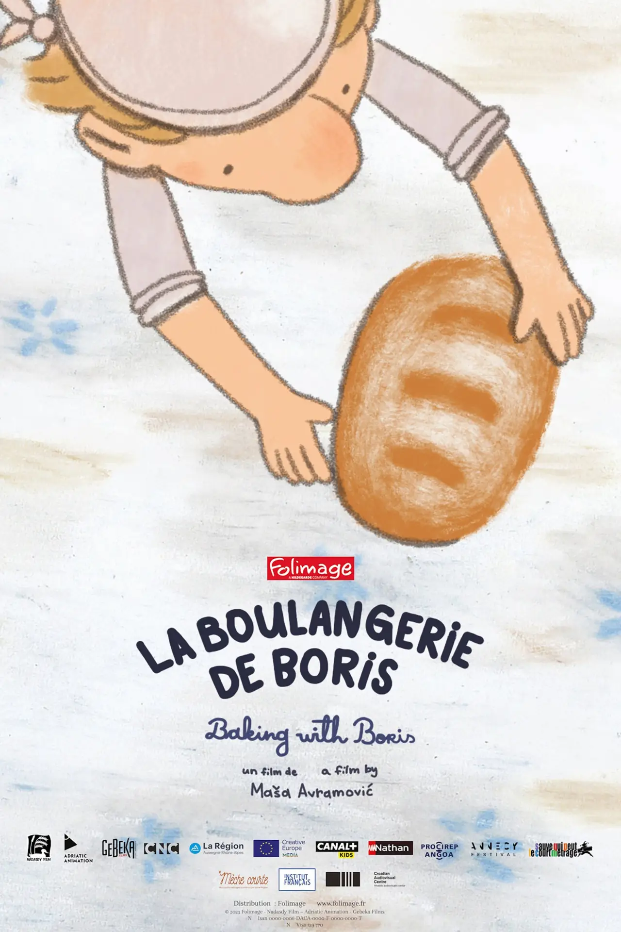 Plakat filmowy "Pieczenie z Borysem"