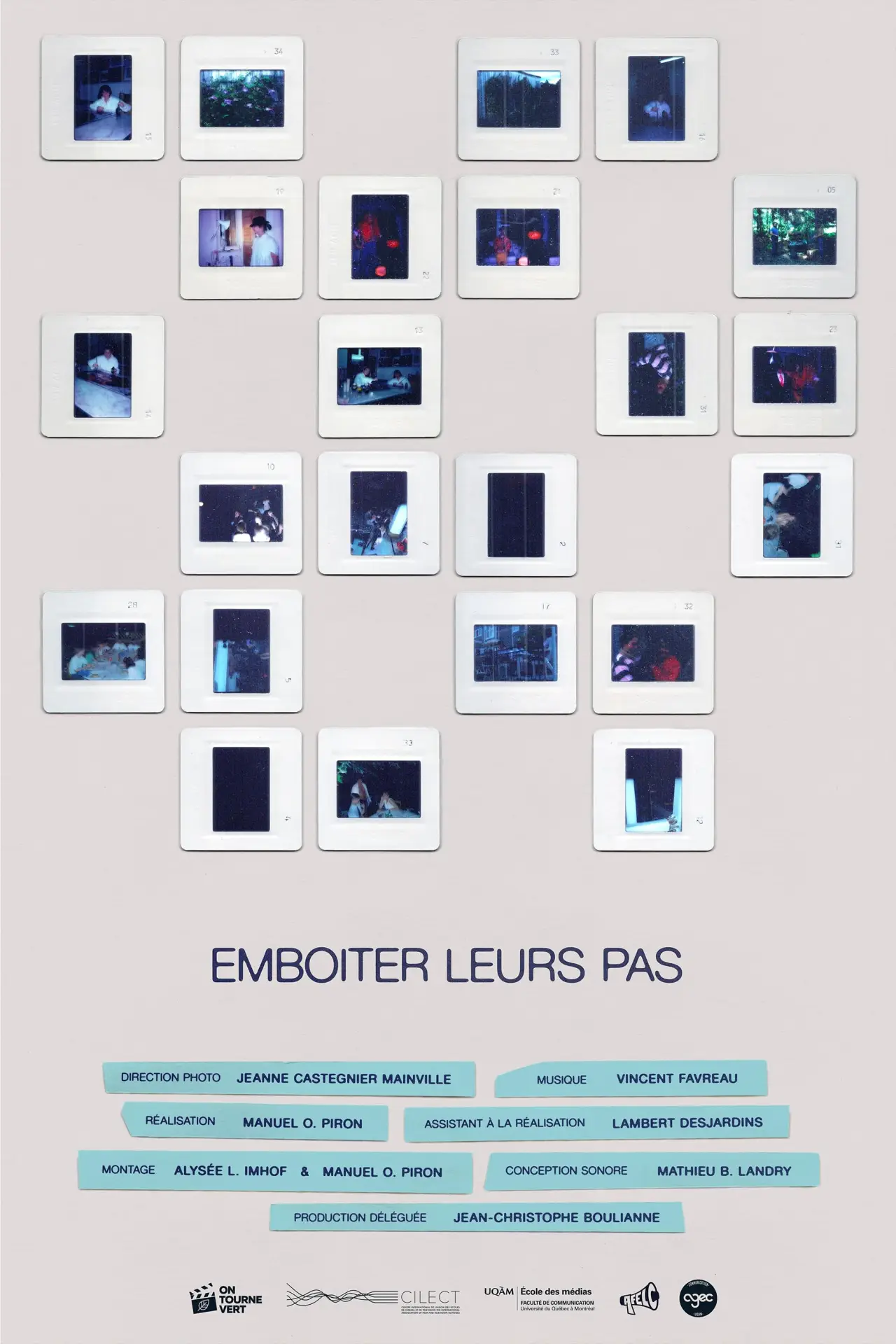Plakat filmowy "Emboiter leurs pas"