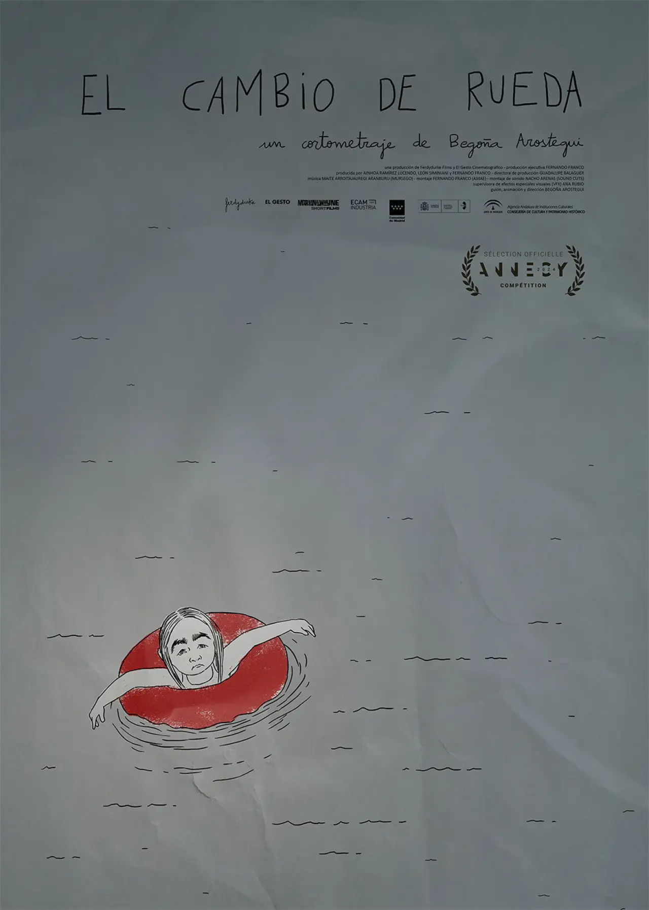 Plakat filmowy "El cambio de rueda"