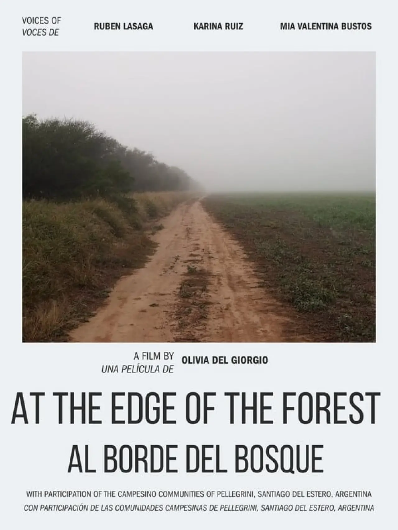 Plakat filmowy "Al borde del bosque"