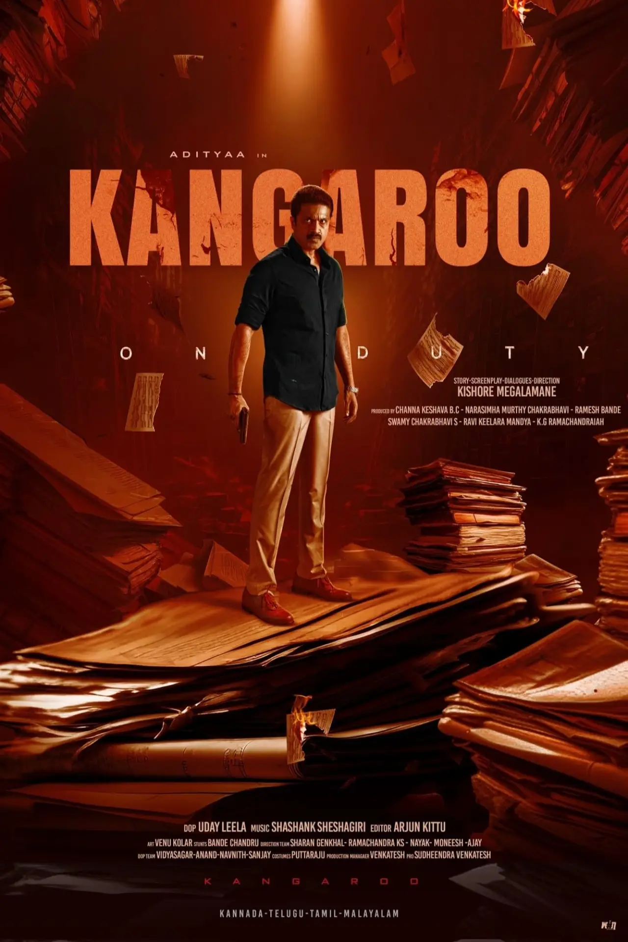 Plakat filmowy "ಕಾಂಗರೂ"