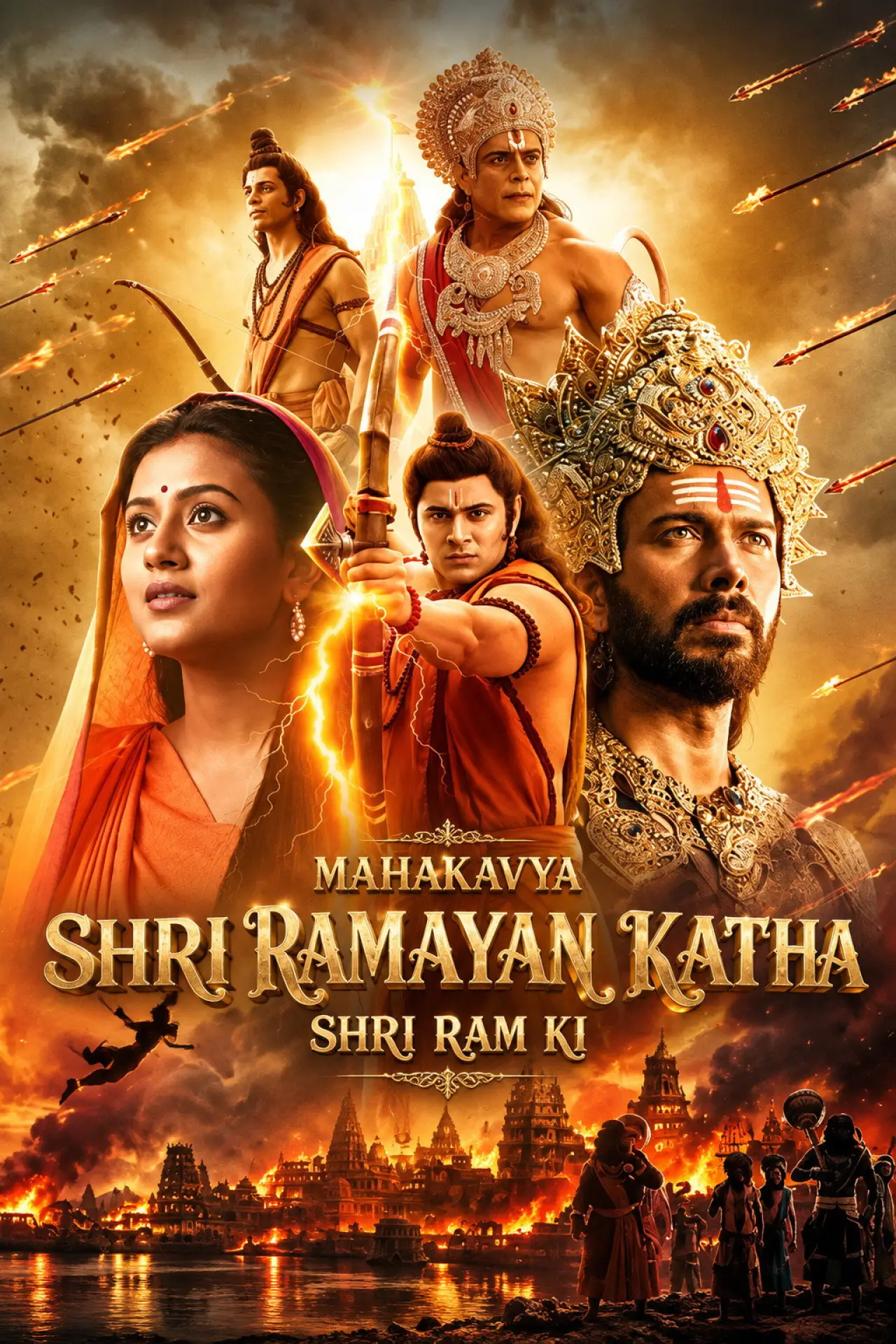 Plakat filmowy "Mahakavya: Shri Ramayan Katha"