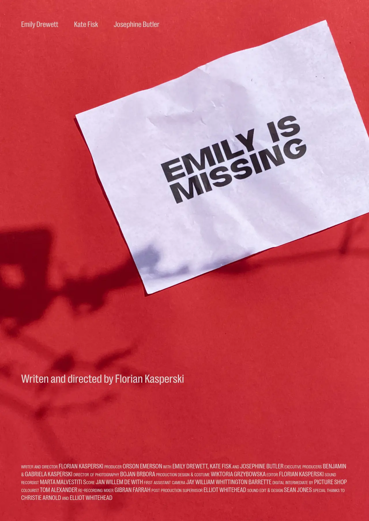 Plakat filmowy "Emily is Missing"