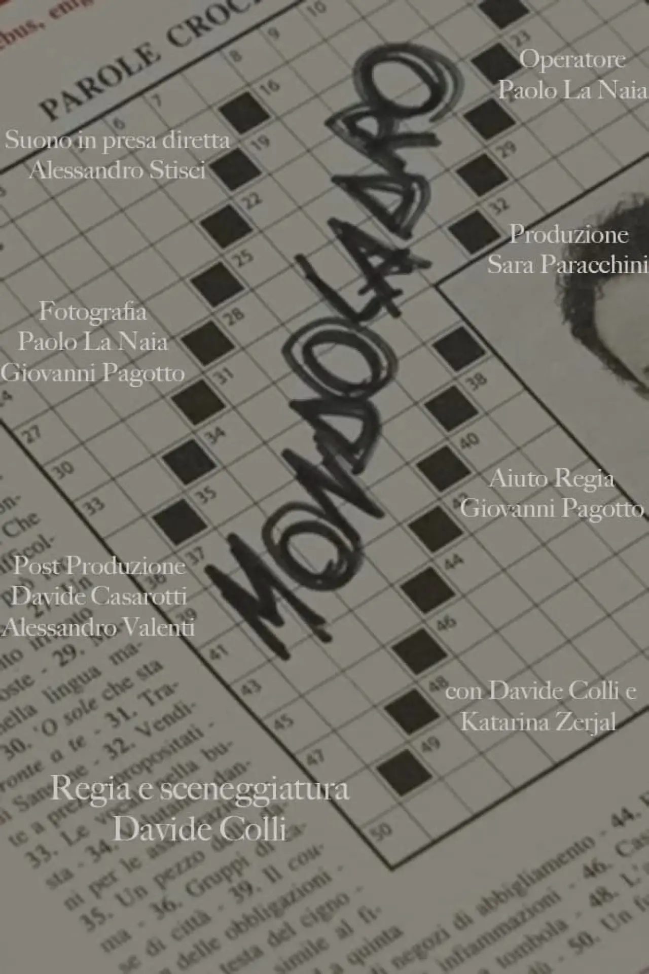 Plakat filmowy "Mondoladro"