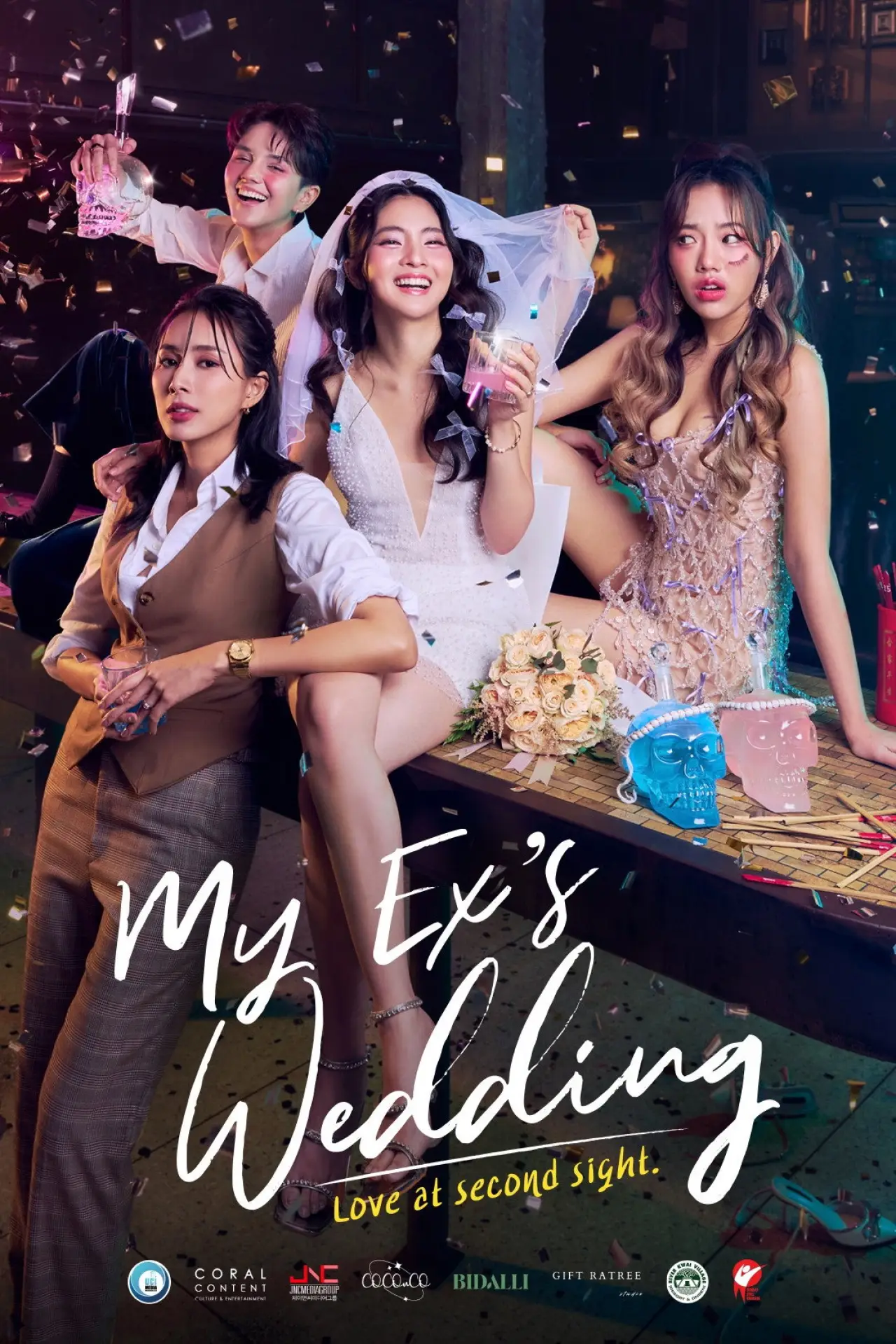Plakat filmowy "มายเอ็กซ์ เวดดิ้ง... ปิ๊งรักคนที่เลิก"