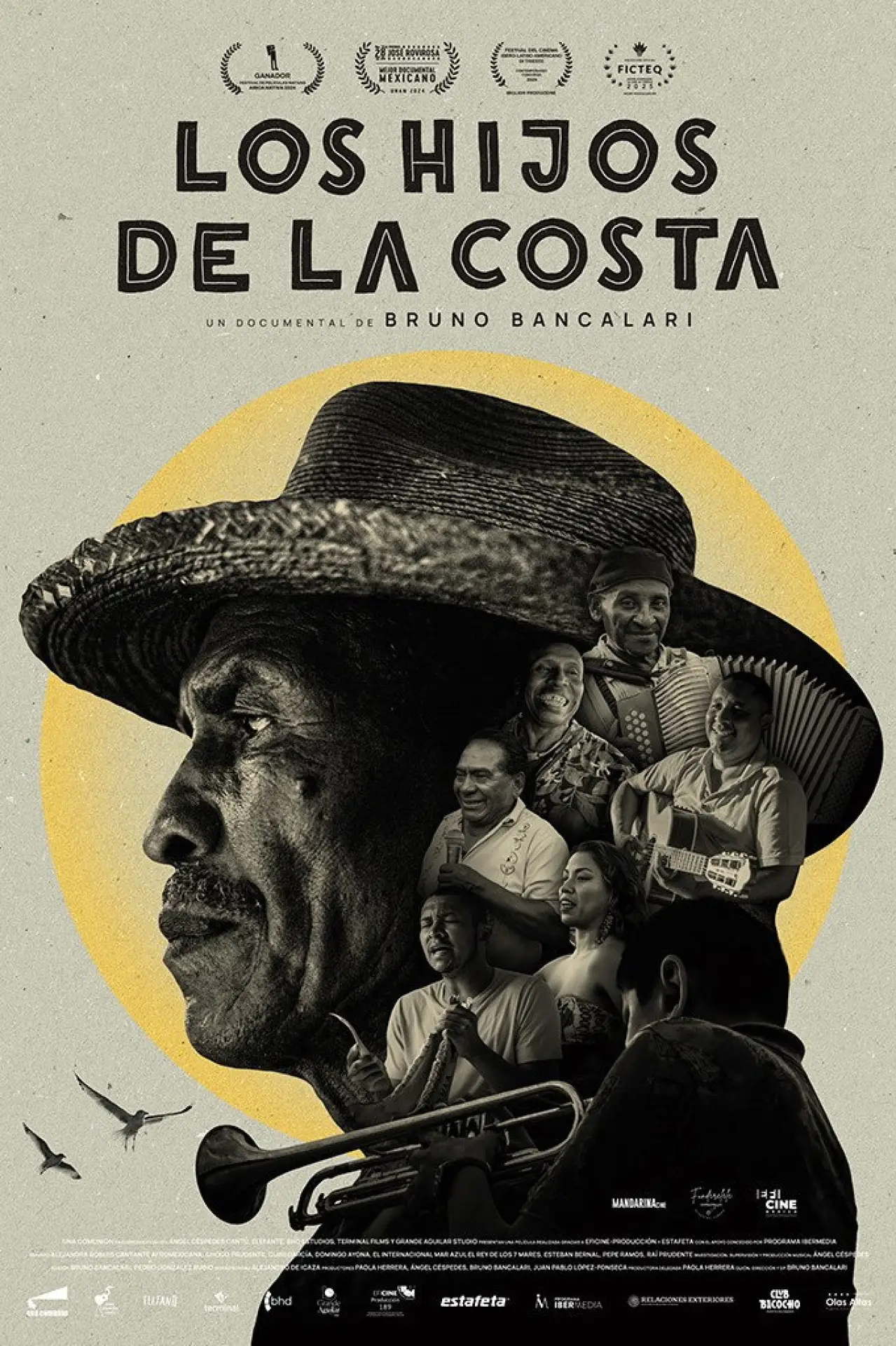 Plakat filmowy "Los hijos de la costa"