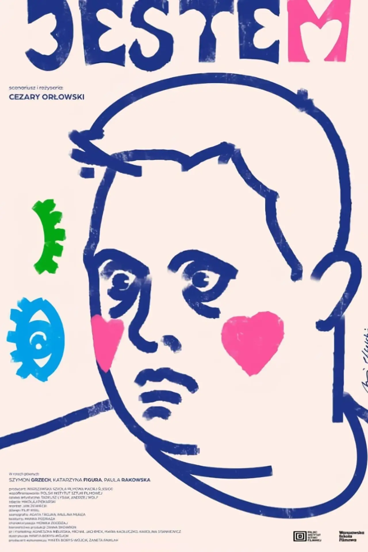 Plakat filmowy "Jestem"