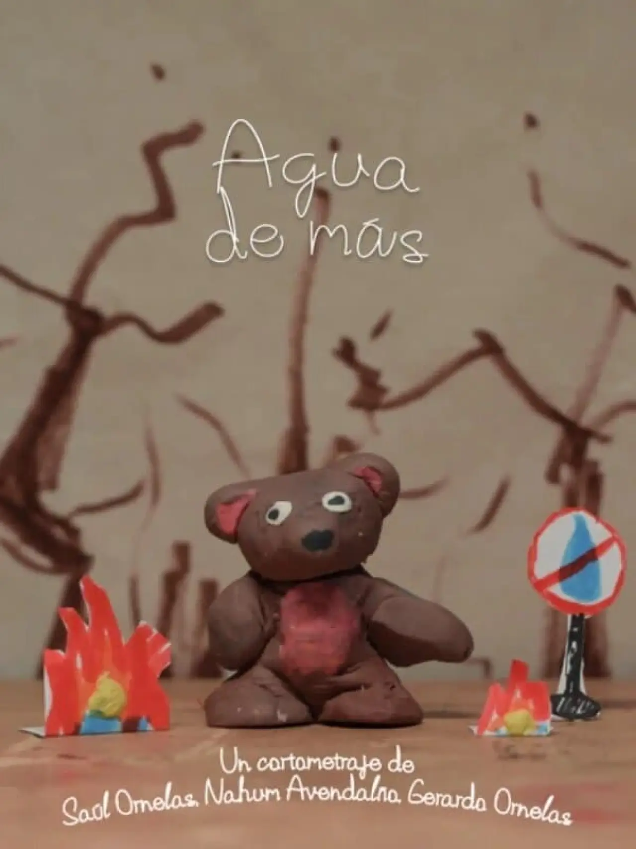 Plakat filmowy "Agua de más"